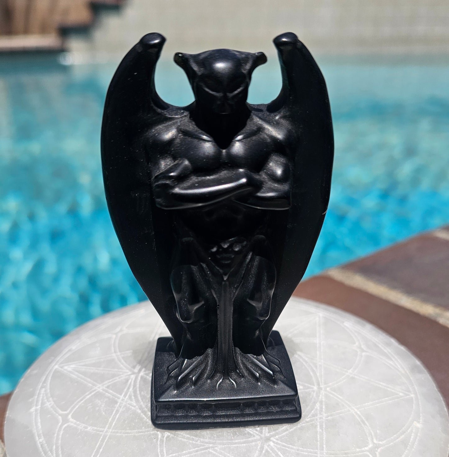 Black Obsidian Gargoyle