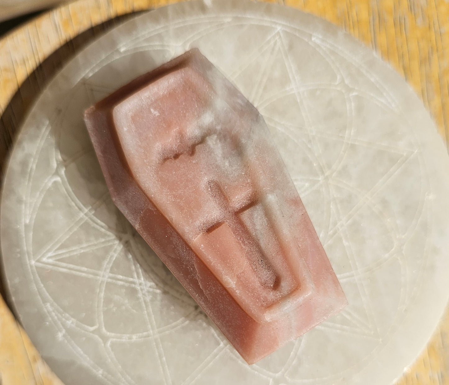Pink Opal Coffin