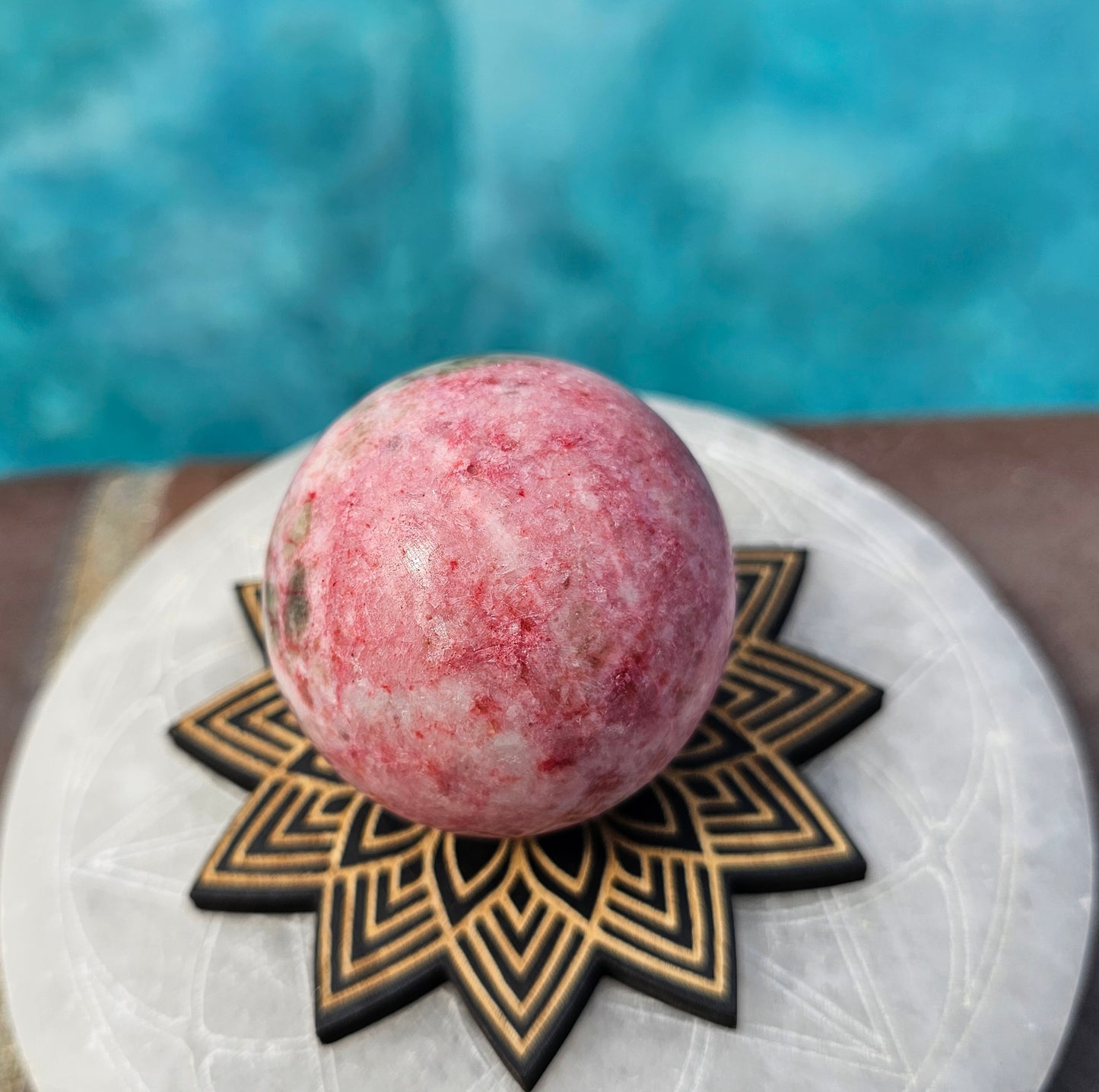Thulite Sphere #2