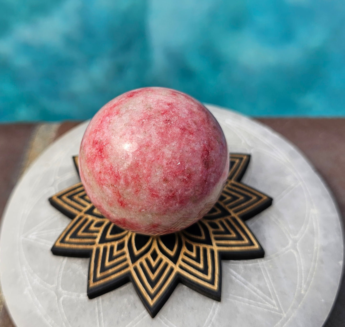 Thulite Sphere