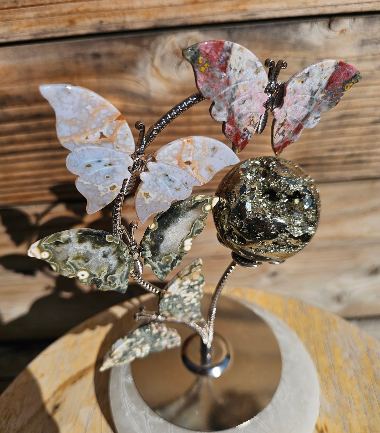Ocean Jasper Sphere Stand