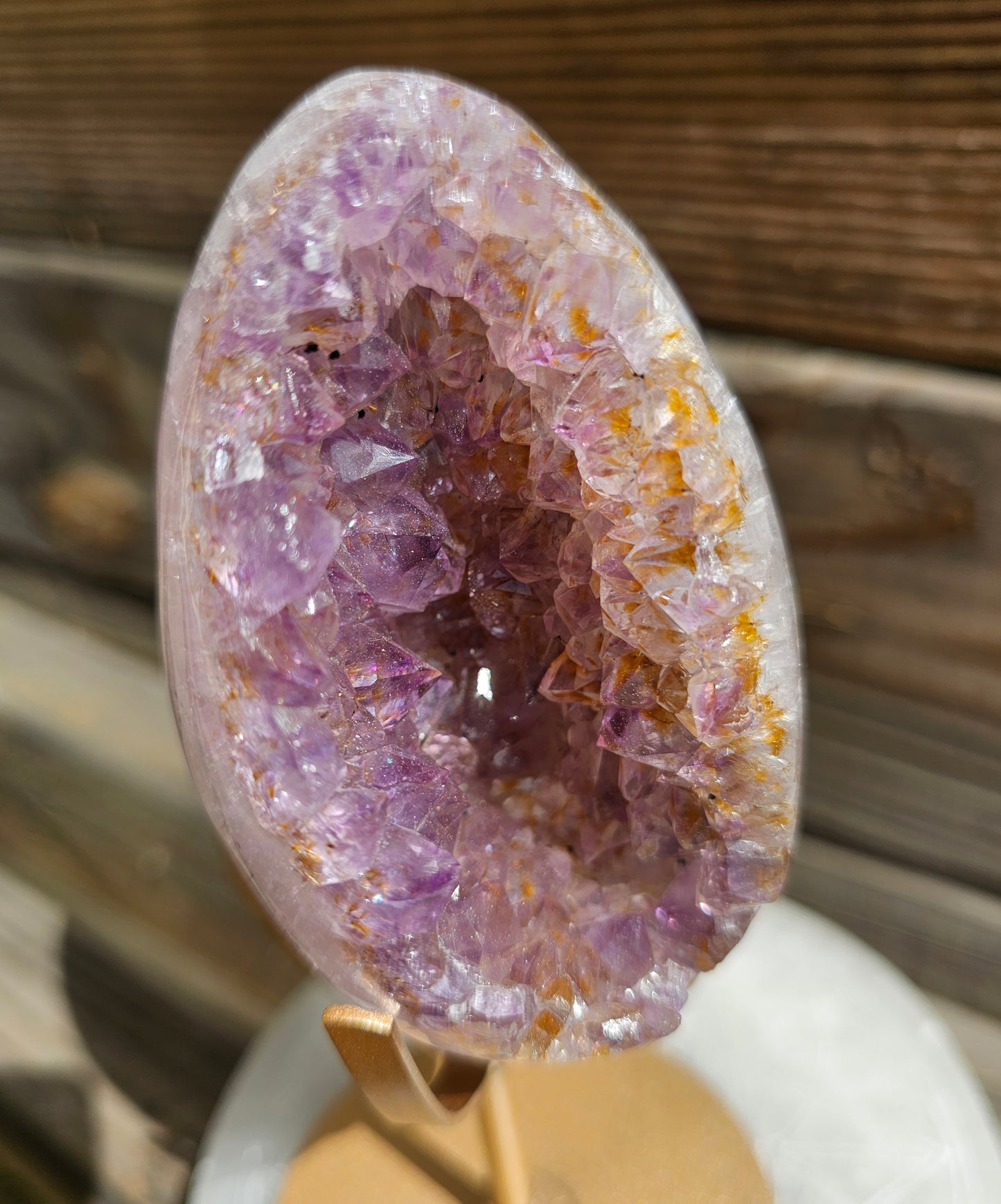Druzy Amethyst Egg