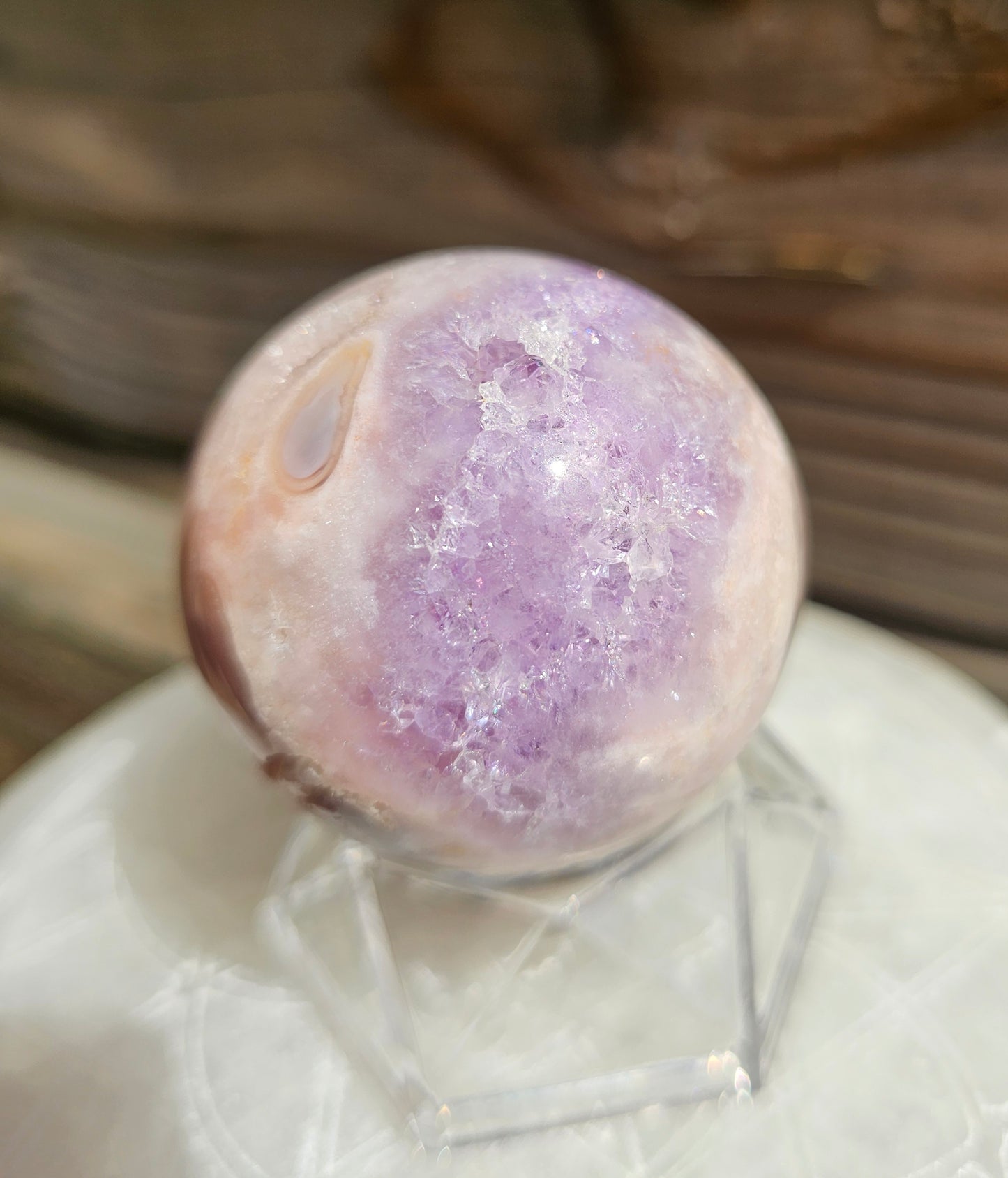 Druzy Amethyst W/ F.A. Sphere