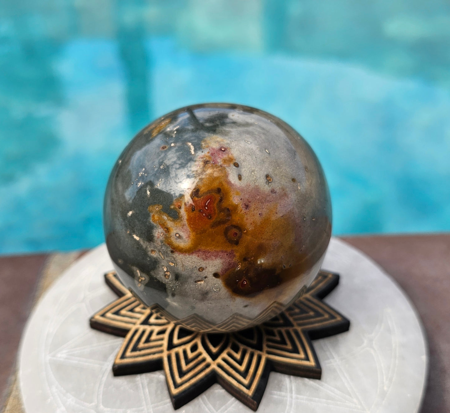 Polychrome Jasper Sphere