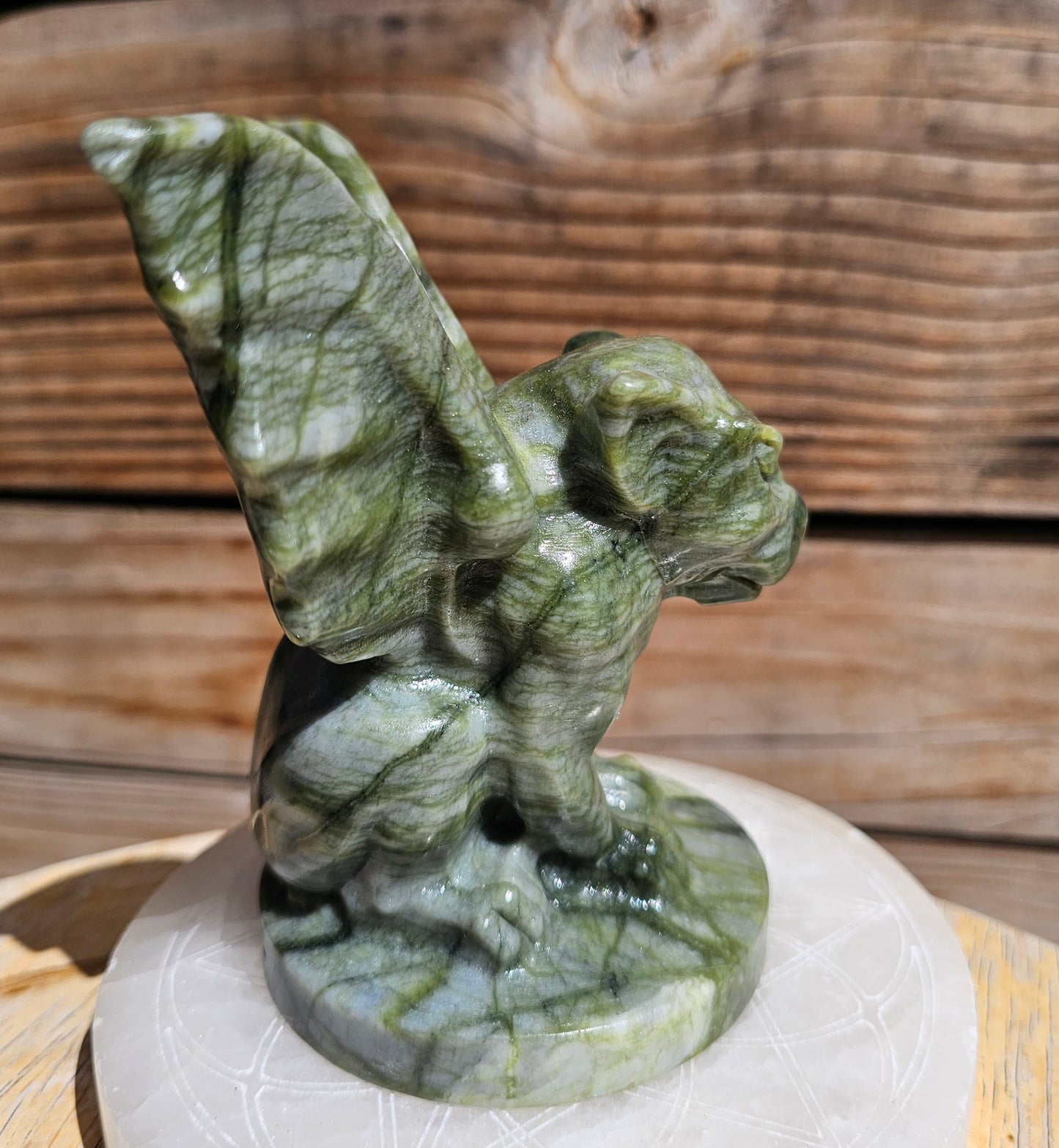 XL Green Jade Gargoyle