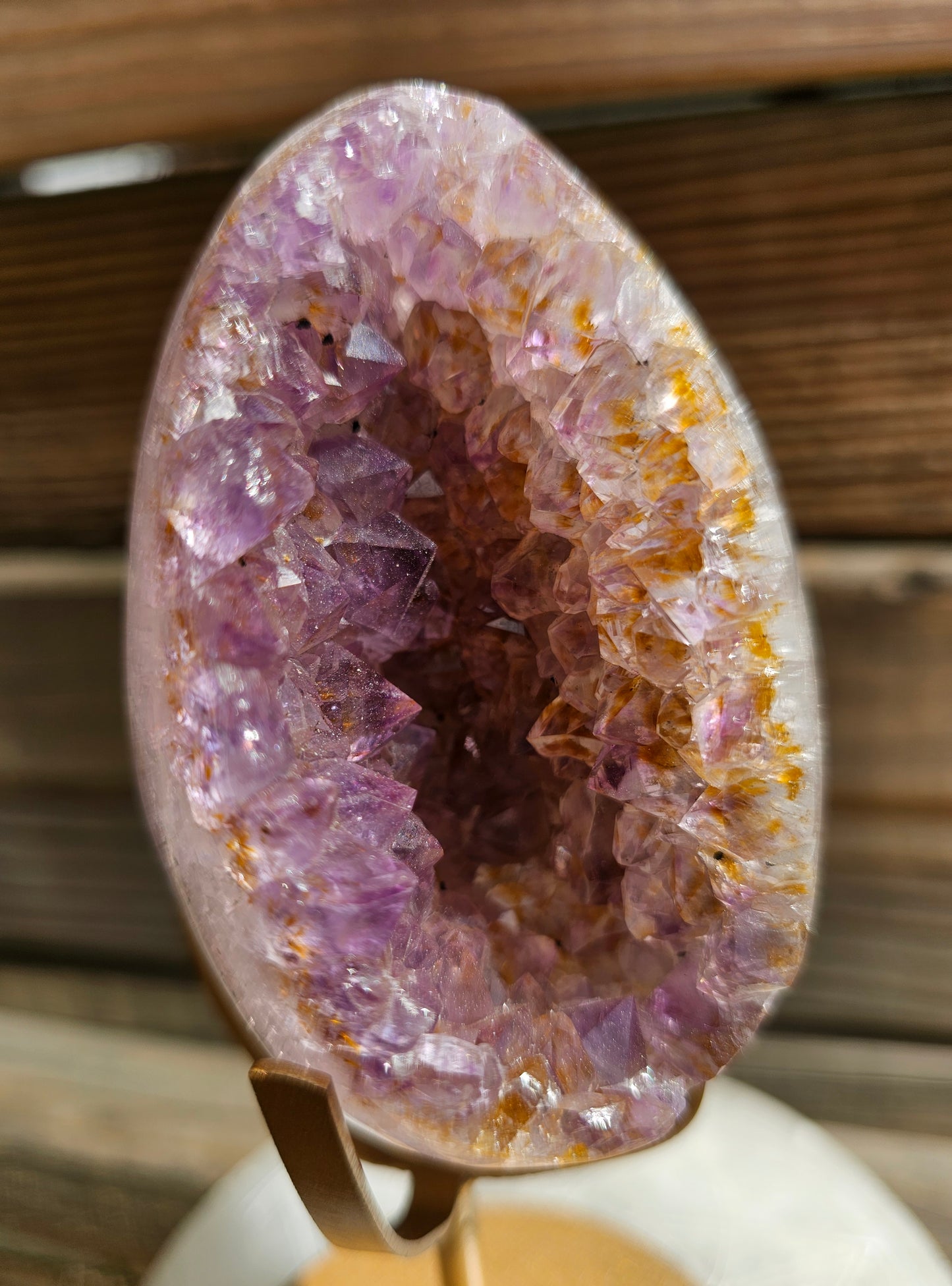 Druzy Amethyst Egg