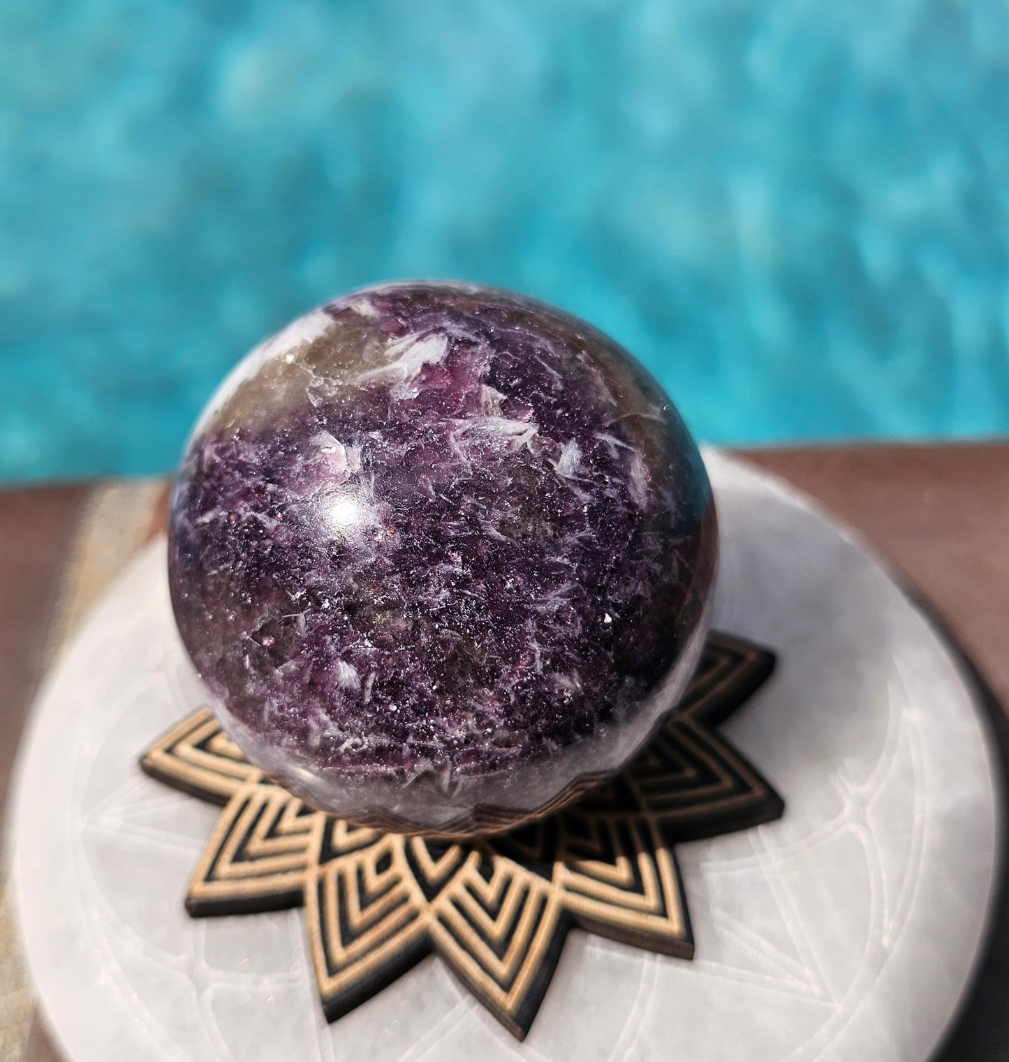 Lepidolite Sphere #2