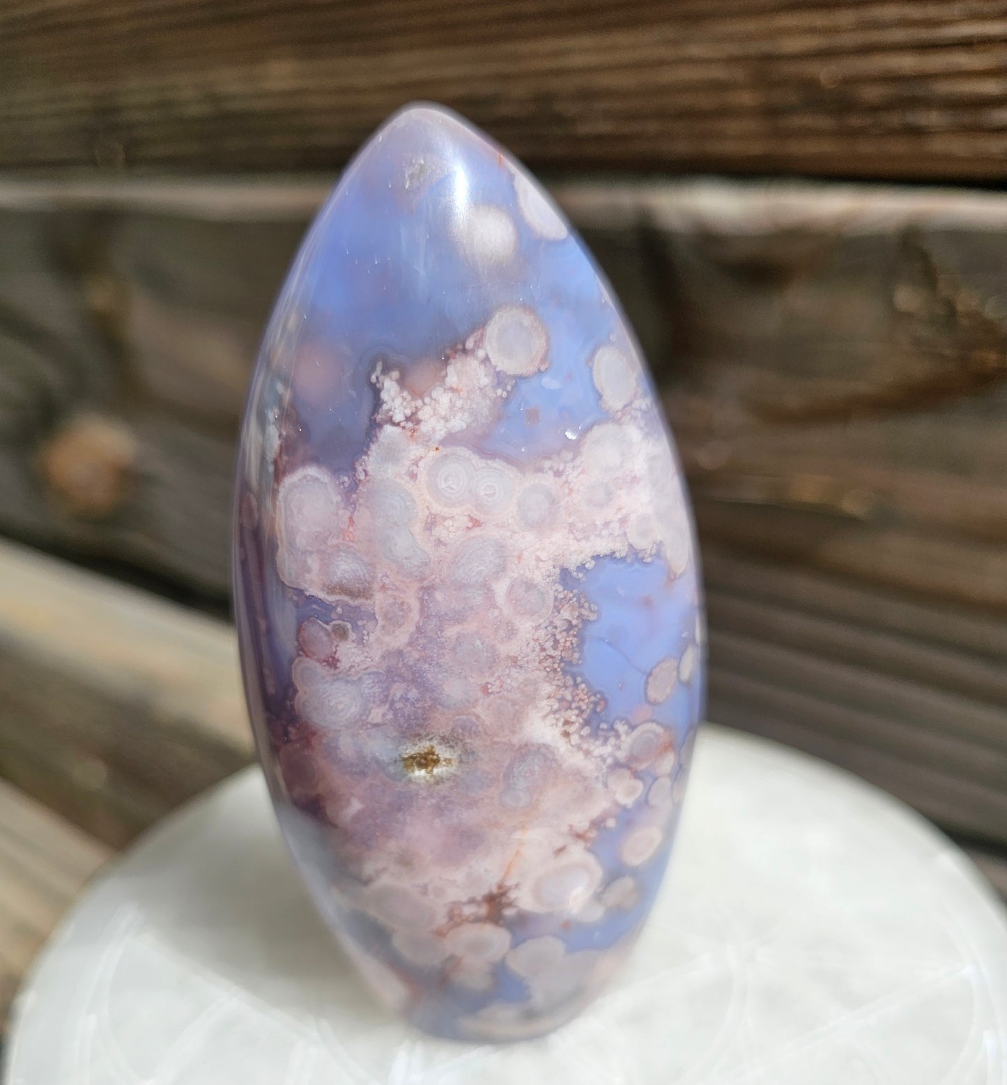 Blue Flower Agate Freeform *B