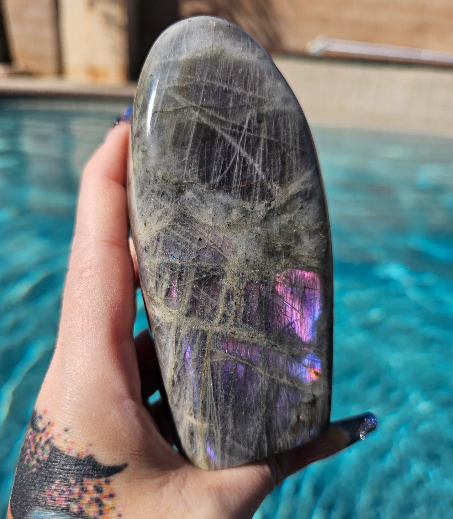 Pink Labradorite Freeform