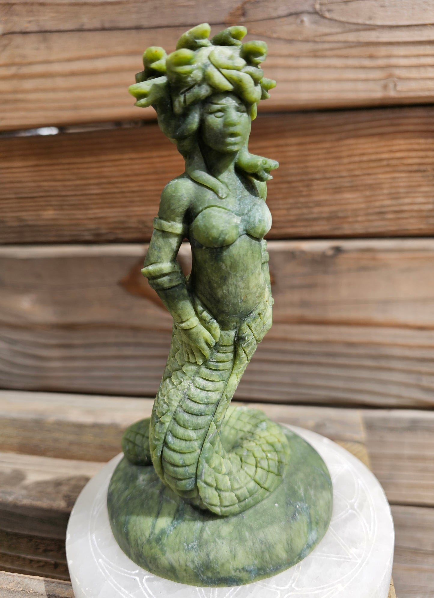 XL Green Jade Medusa