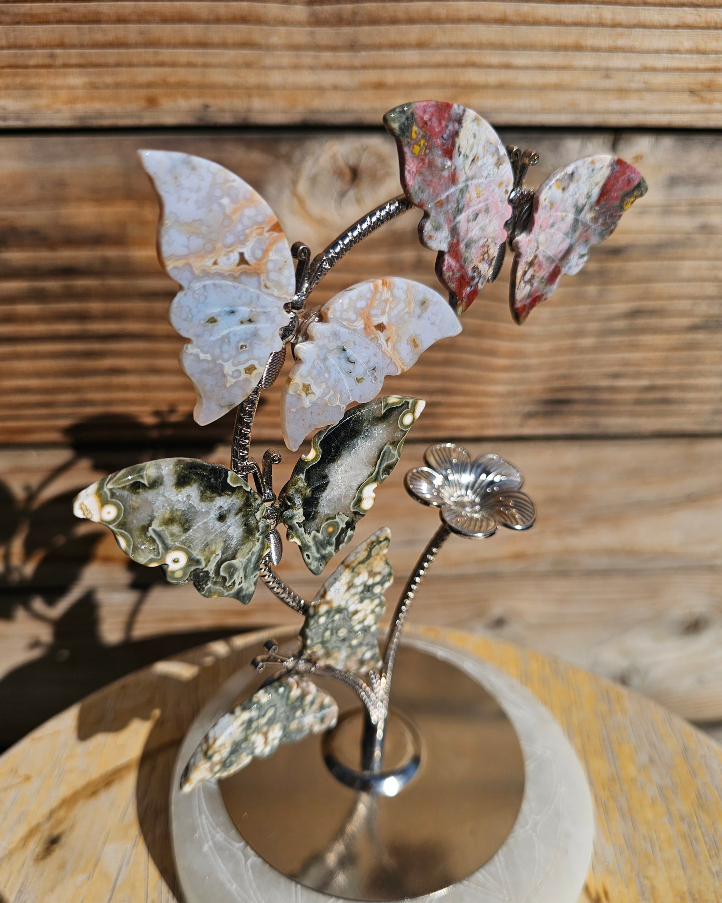 Ocean Jasper Sphere Stand