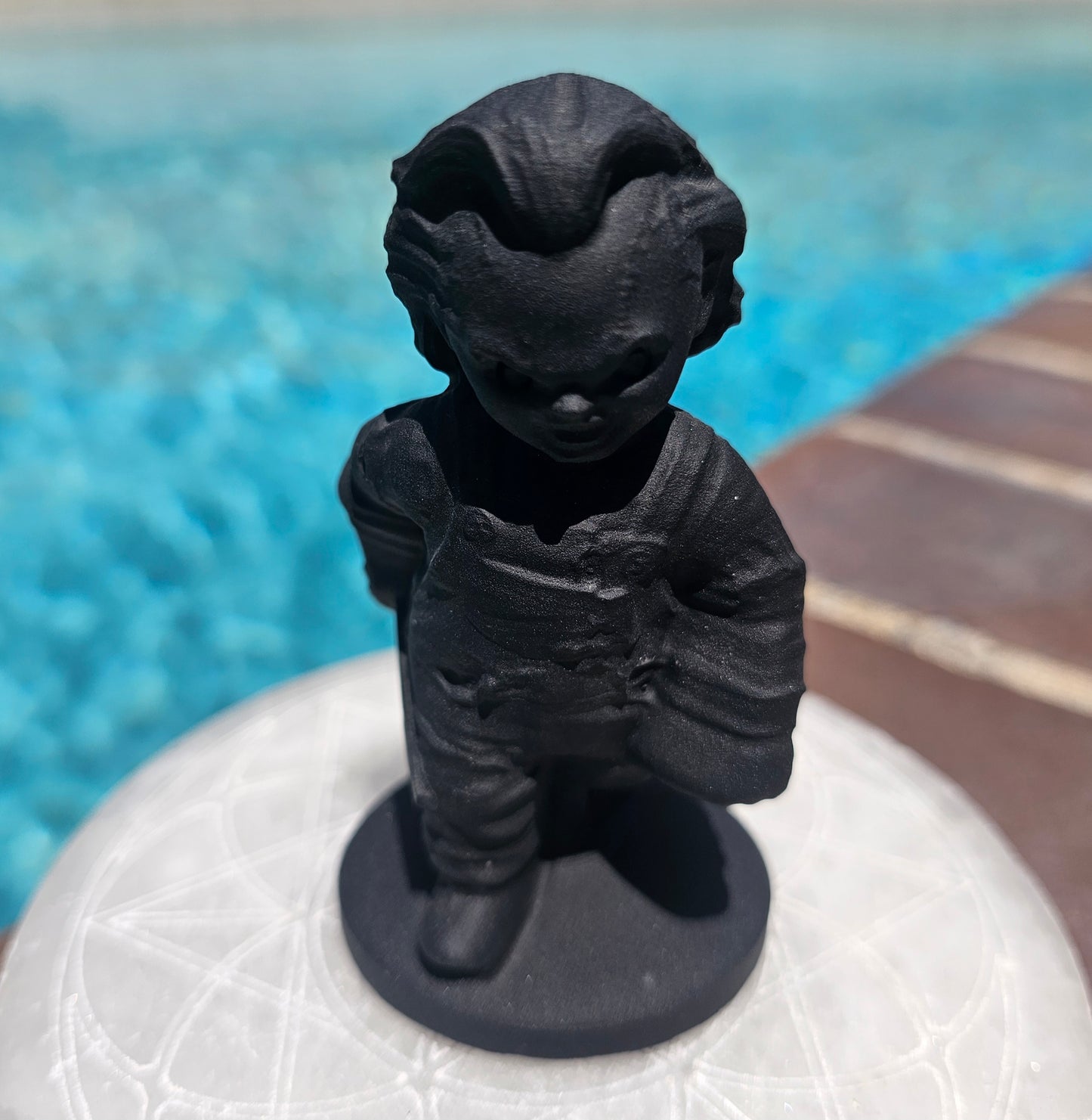 Black Obsidian Chucky Doll