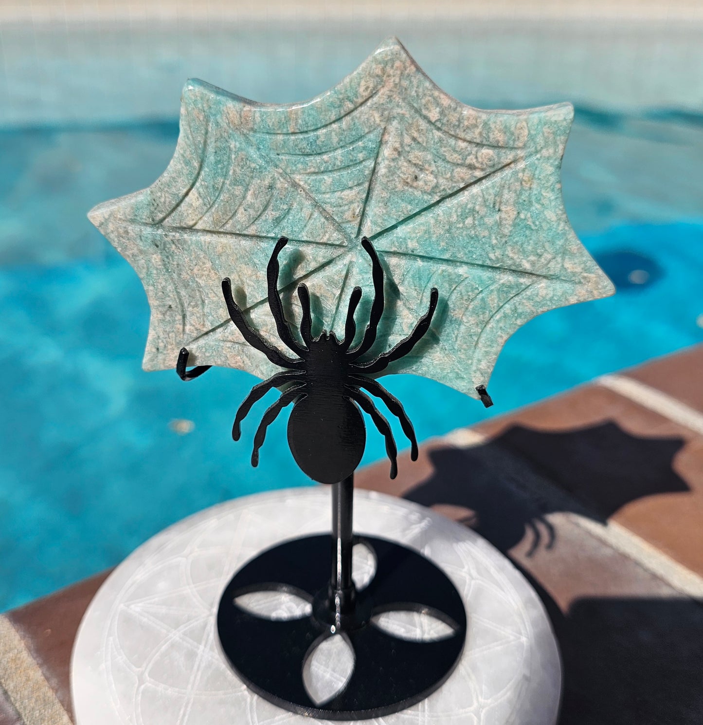 Amazonite Spider Web
