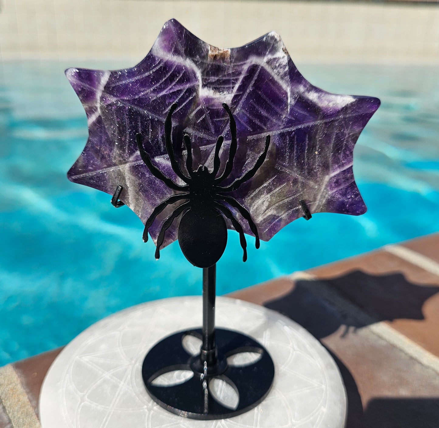 Dream Amethyst Spider Web