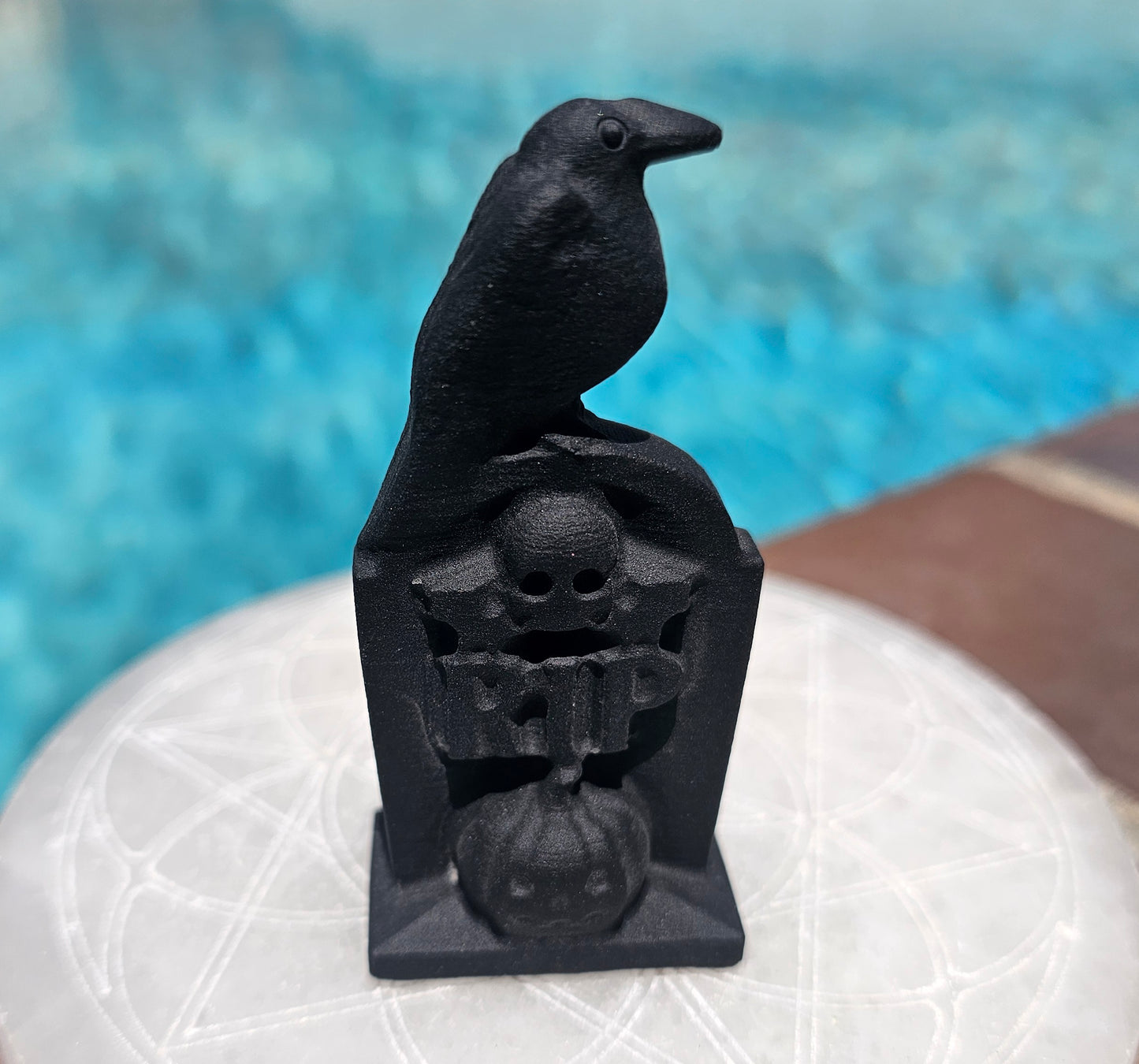 Black Obsidian Gravestone