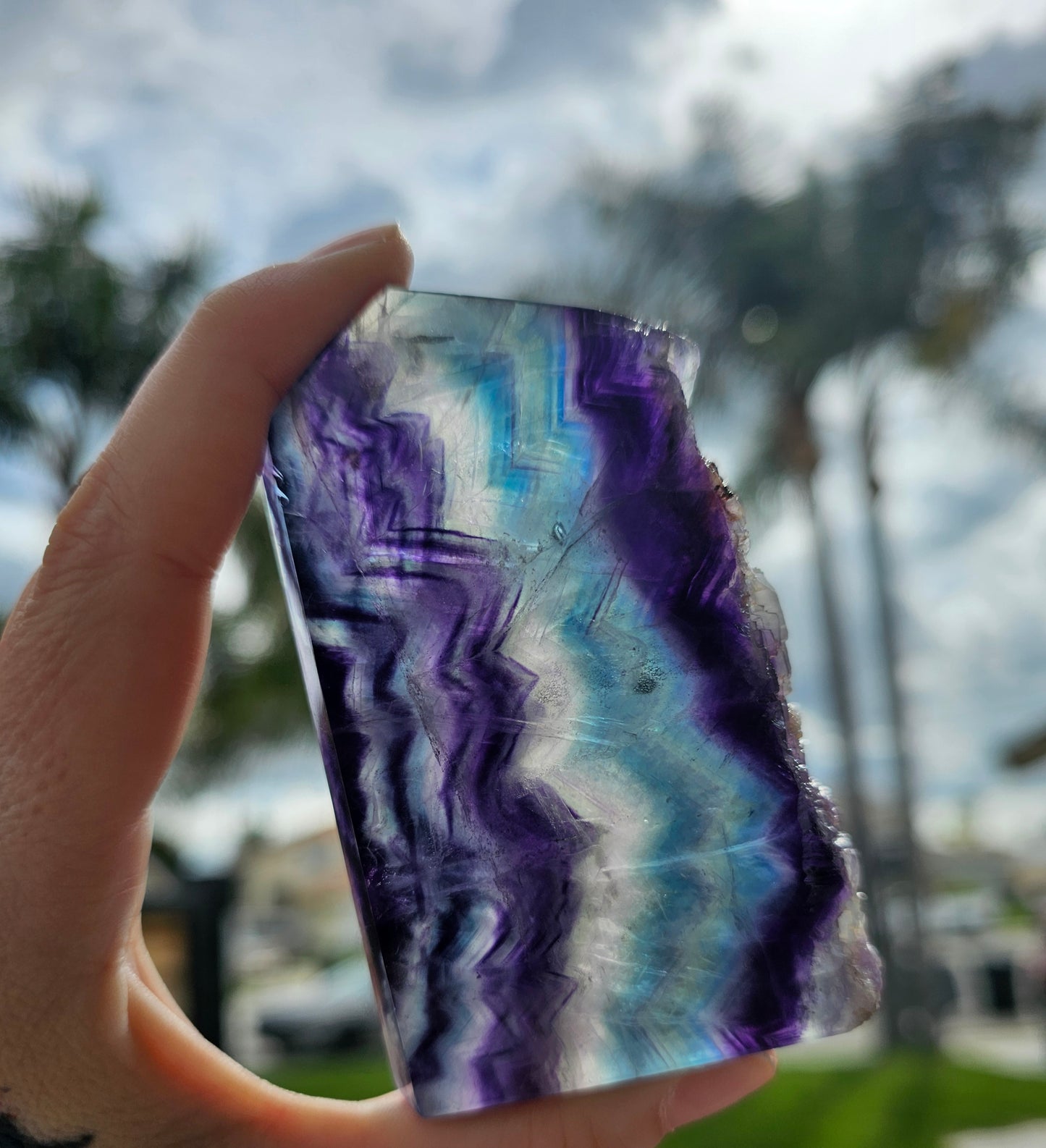 Rainbow Fluorite Tower *B