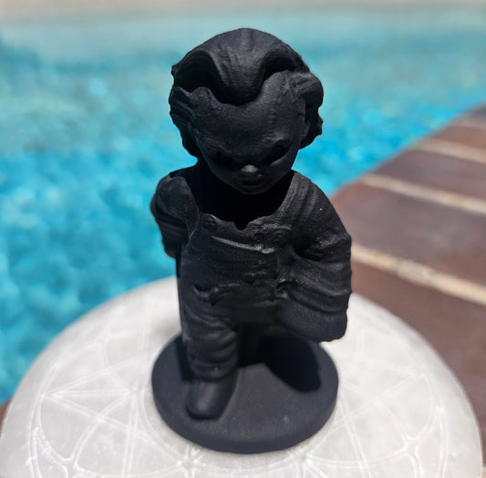 Black Obsidian Chucky Doll