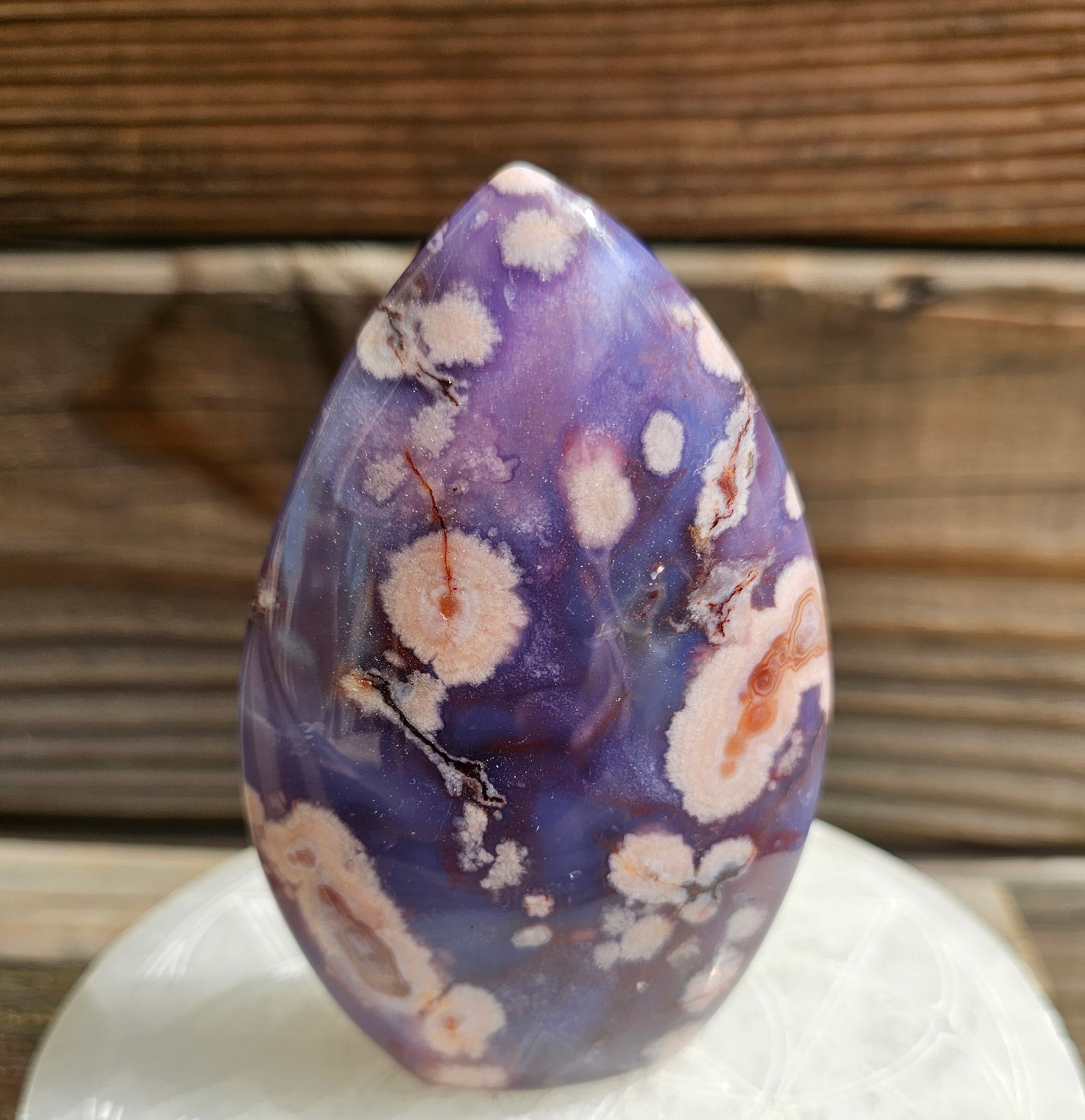 Blue Flower Agate Freeform *A