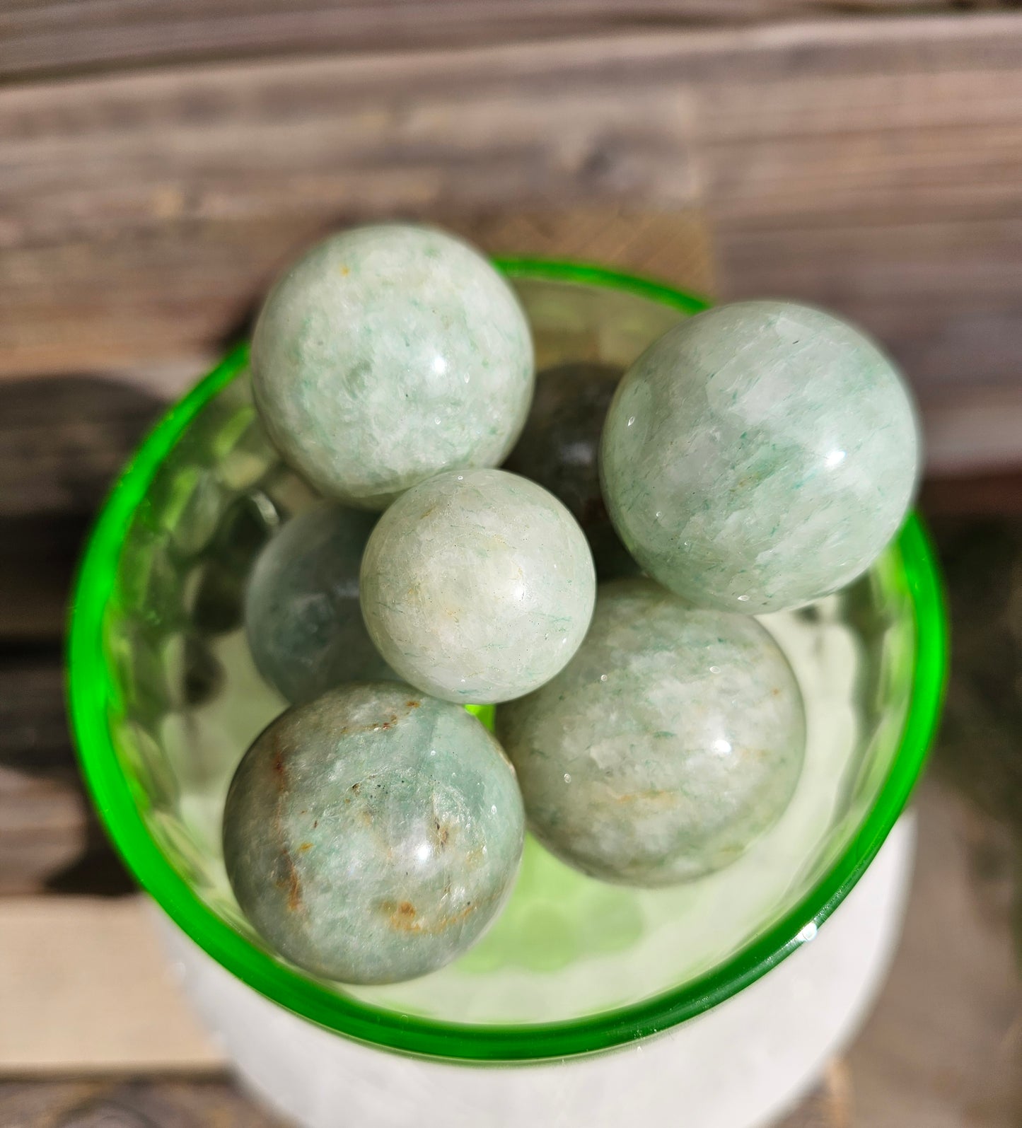 Small Green Aventurine Sphere (1)
