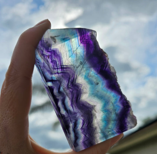 Rainbow Fluorite Tower *B
