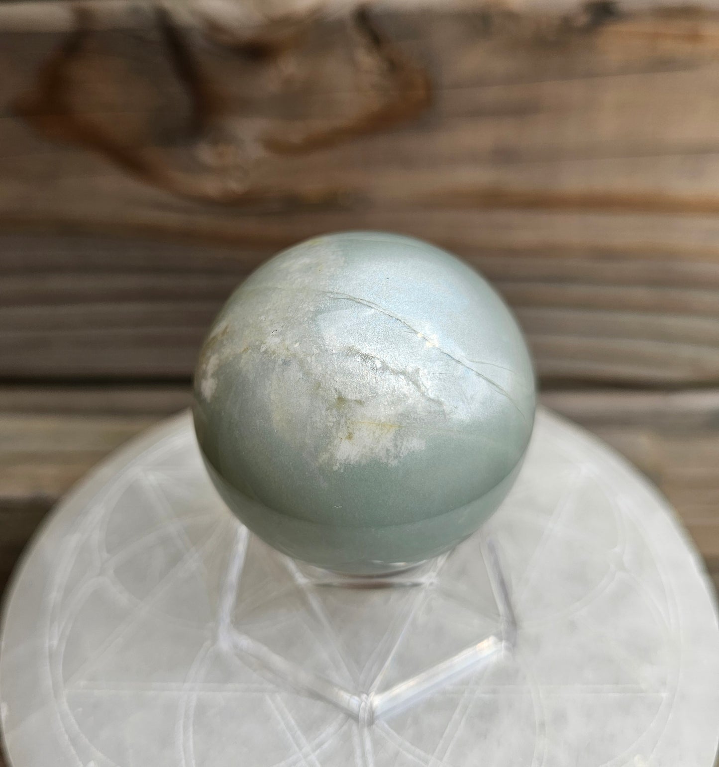 Green Moonstone Sphere