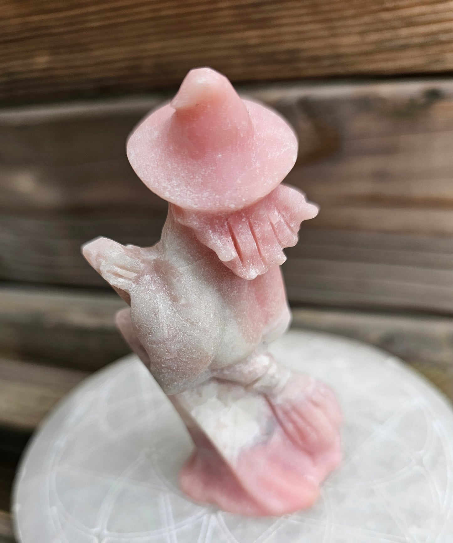 Pink Opal Broom Witch