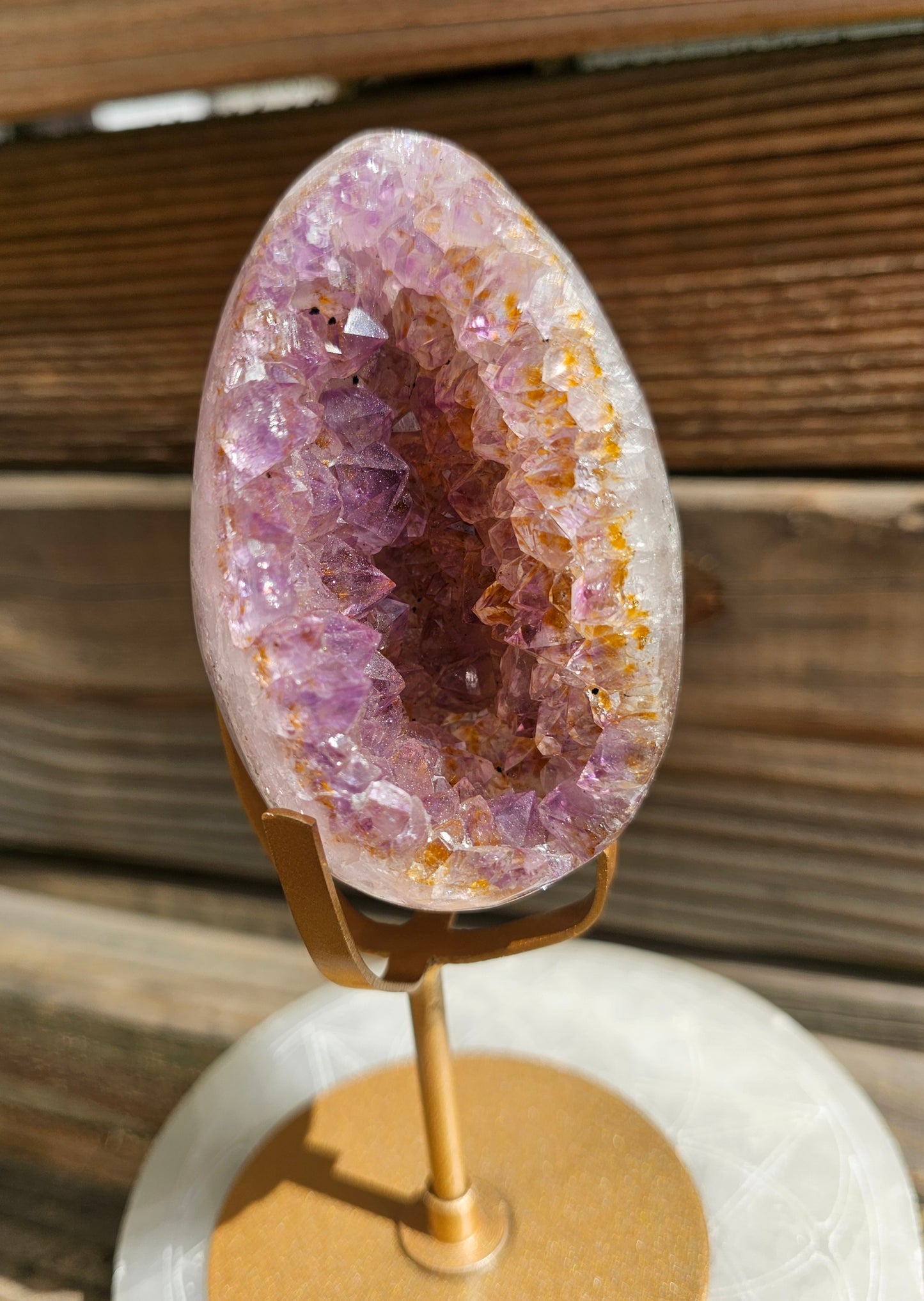 Druzy Amethyst Egg
