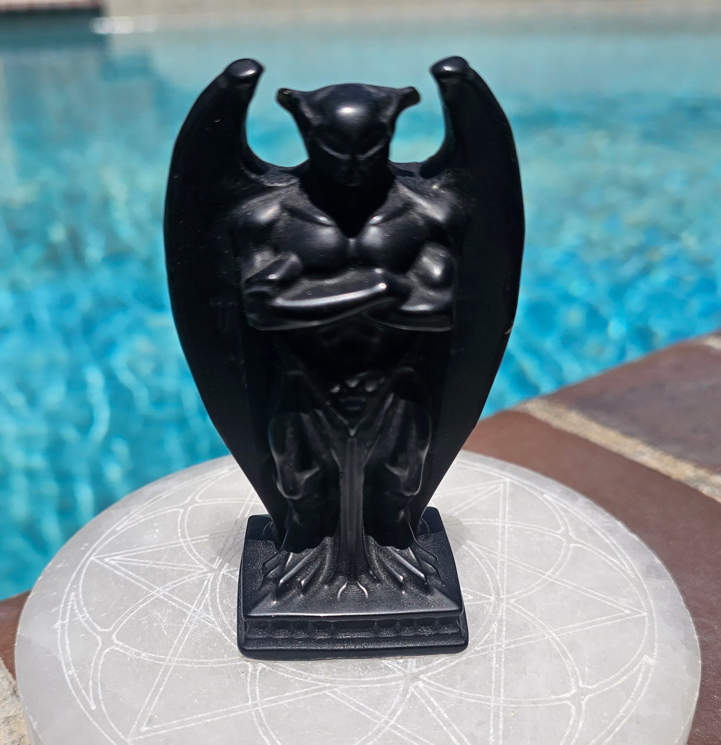 Black Obsidian Gargoyle