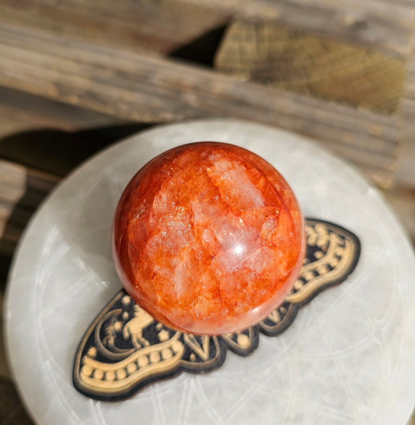 Fire Quartz Sphere *A