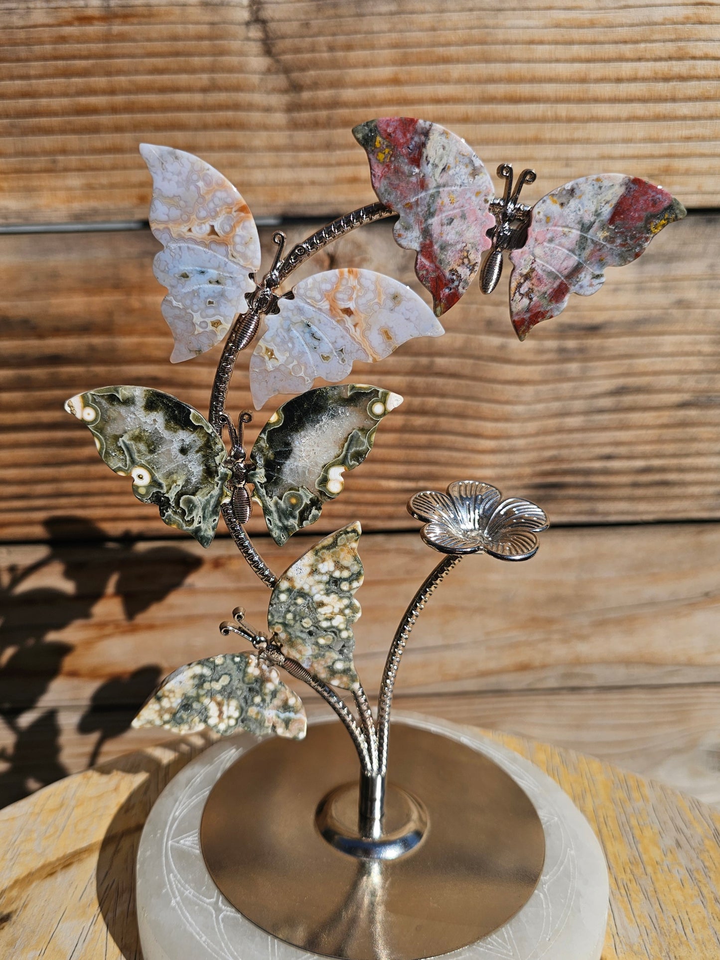 Ocean Jasper Sphere Stand