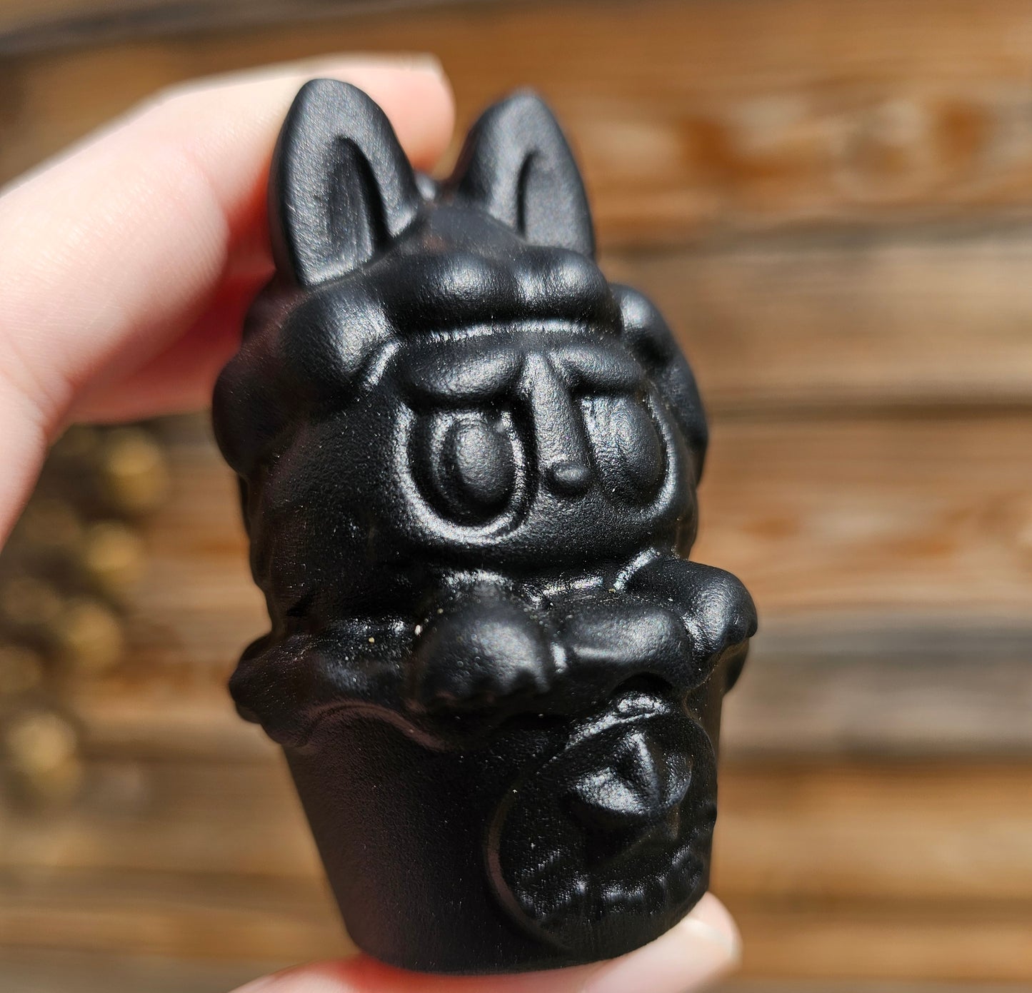 Black Obsidian Labubu (1)