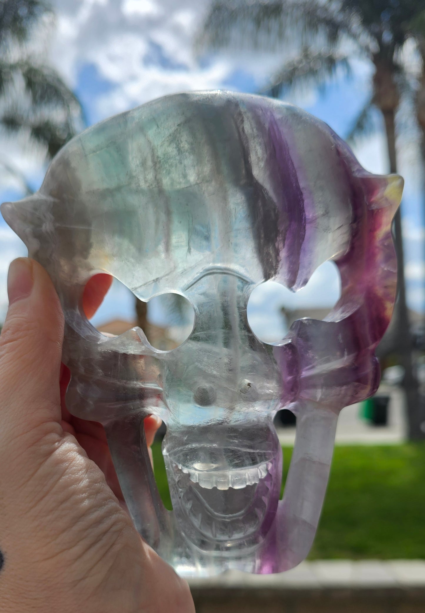 XXL Fluorite Spooky Mask