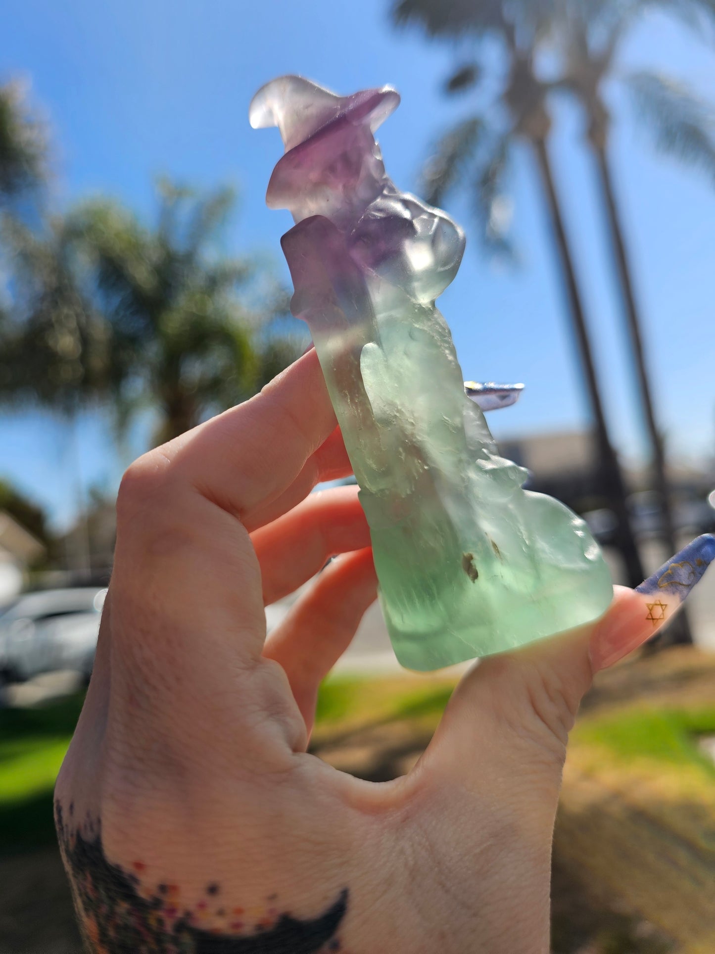 Watermelon Fluorite Witch