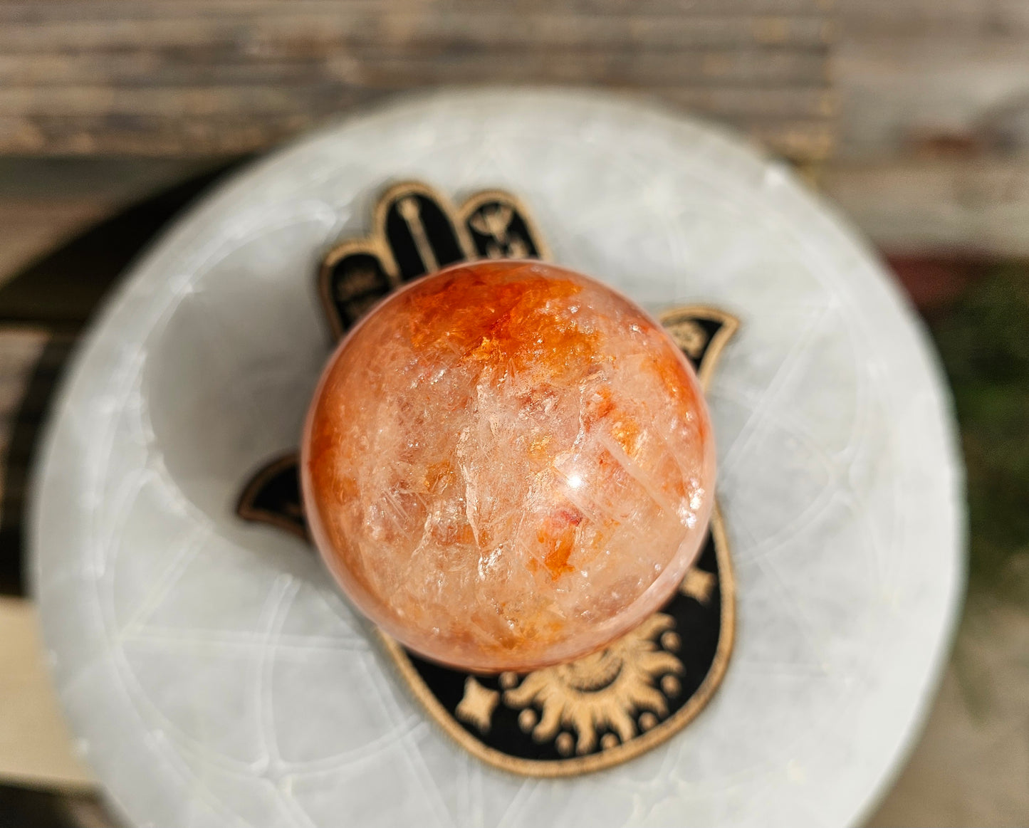 Fire Quartz Sphere *B