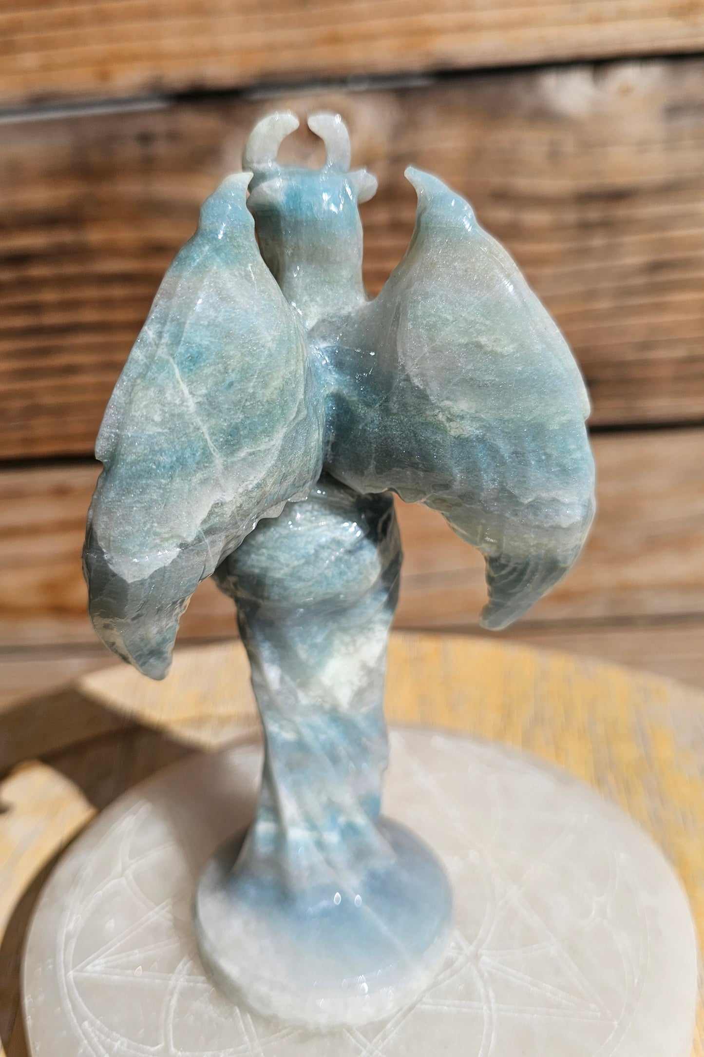 XL Caribbean Calcite Lilith Statue