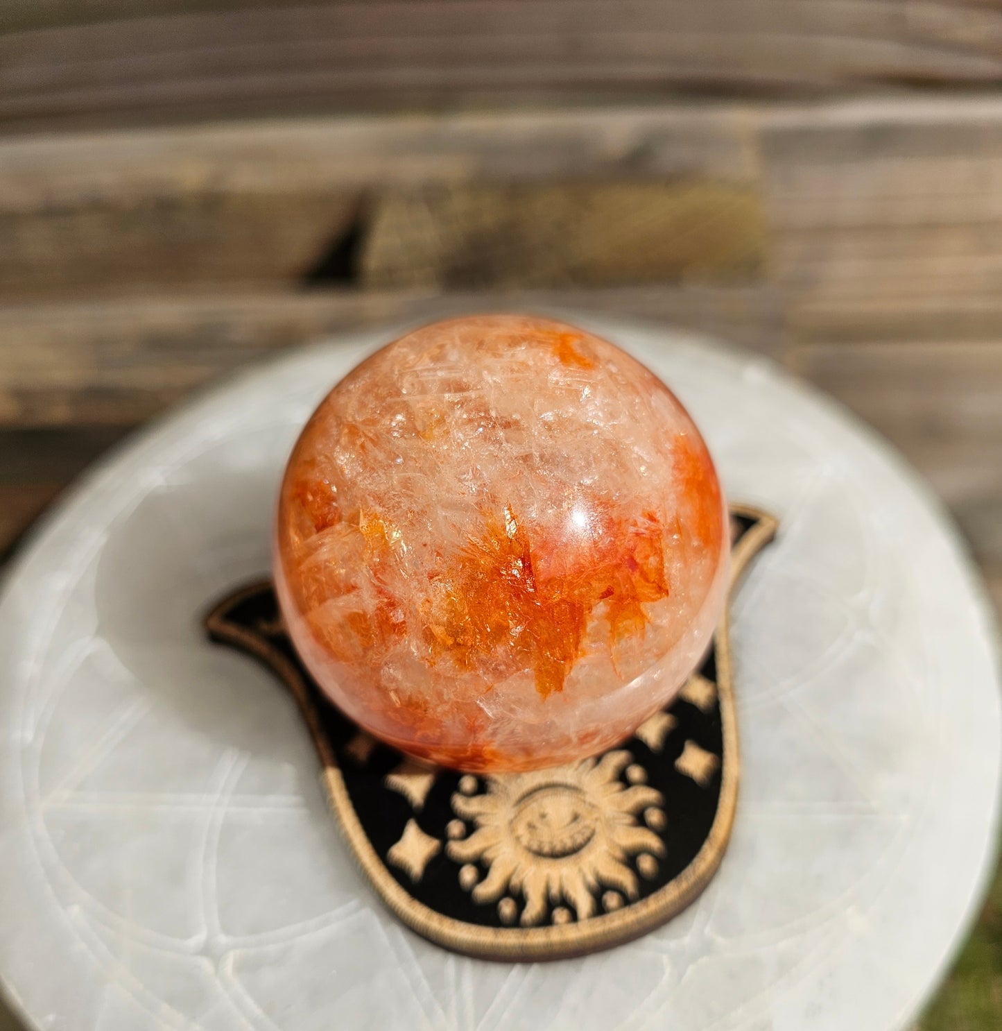 Fire Quartz Sphere *B