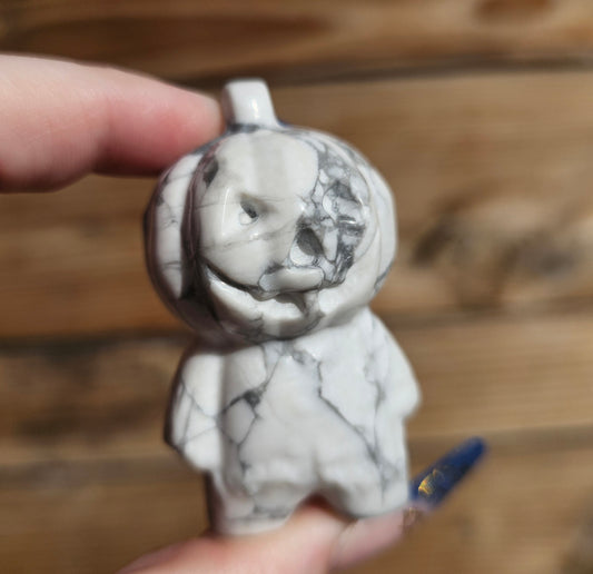 Howlite Pumpkin kid