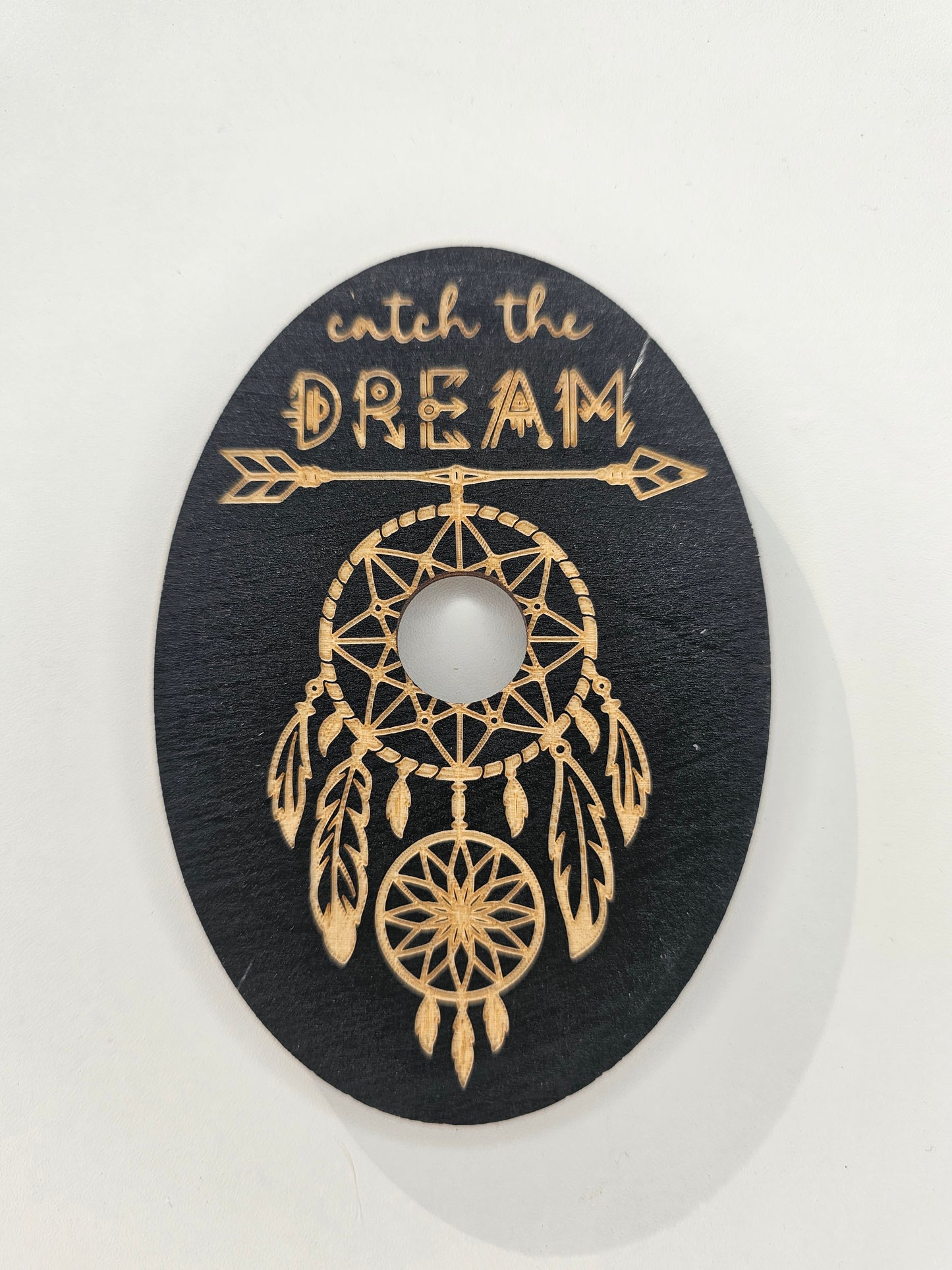 Decorated Wooden Sphere Holder