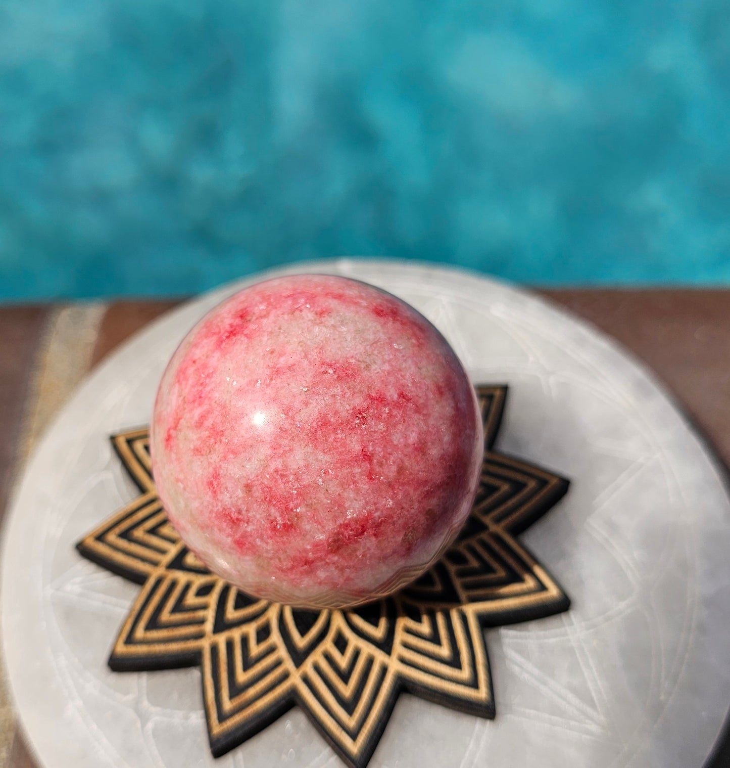Thulite Sphere