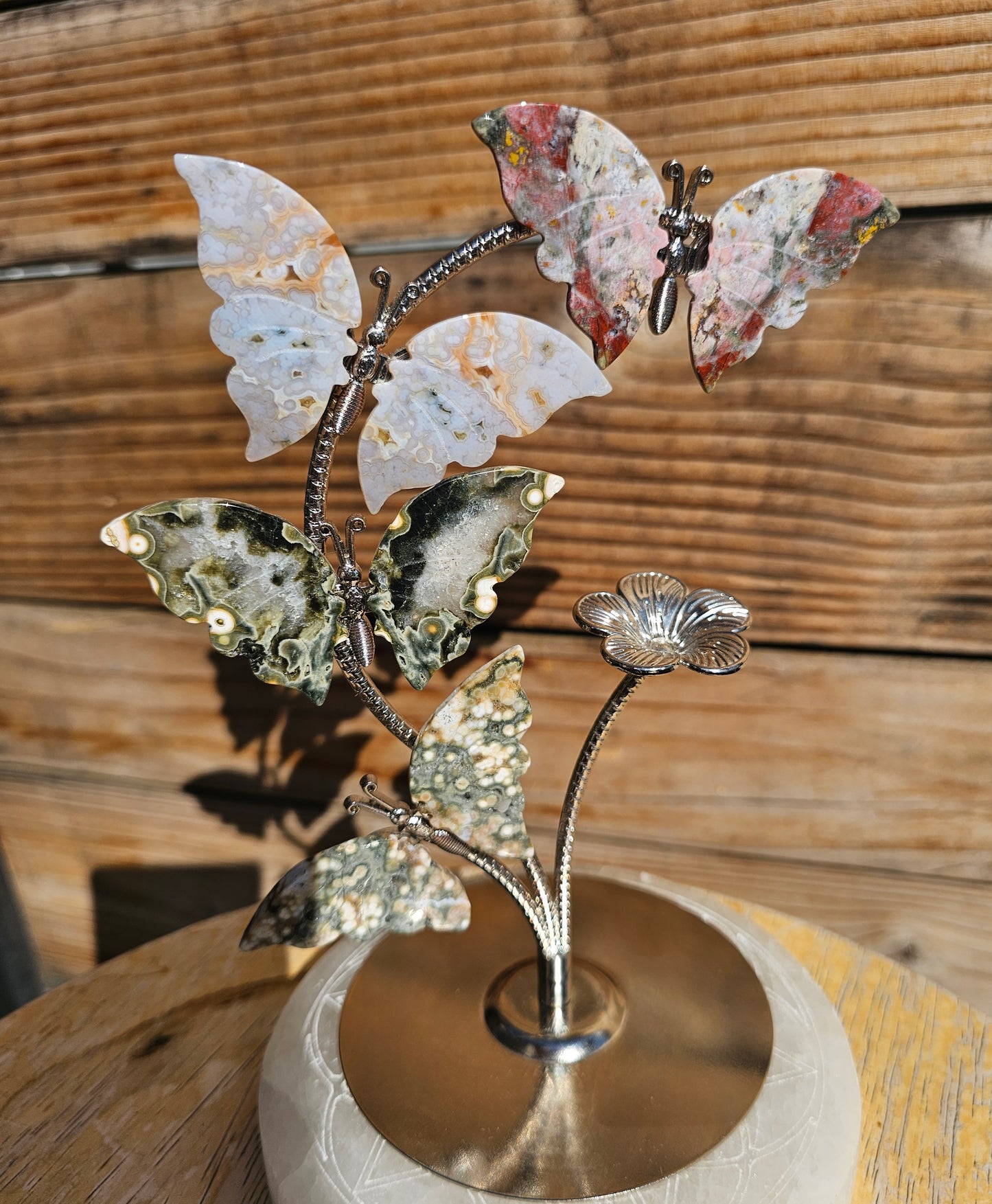 Ocean Jasper Sphere Stand