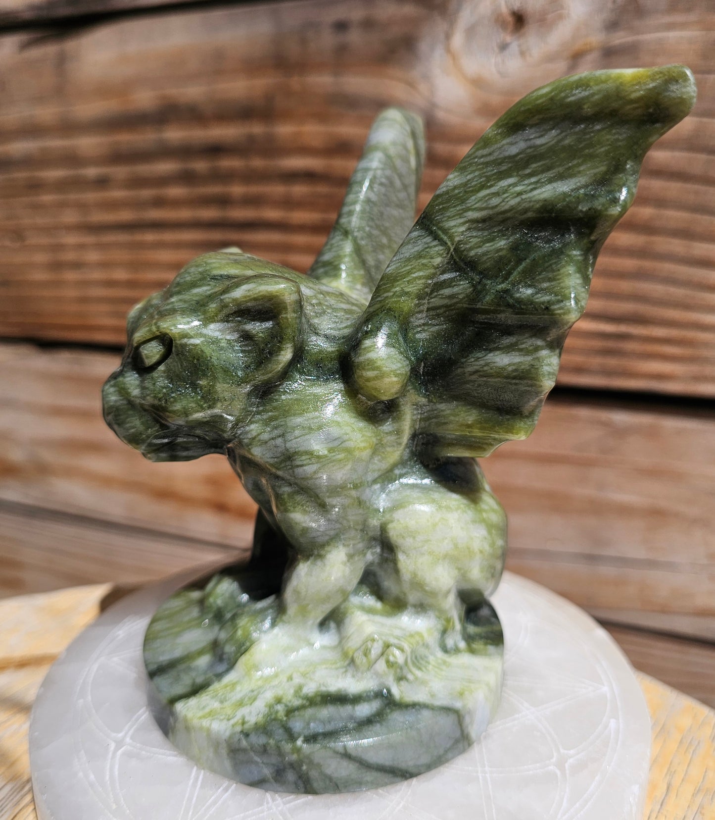 XL Green Jade Gargoyle