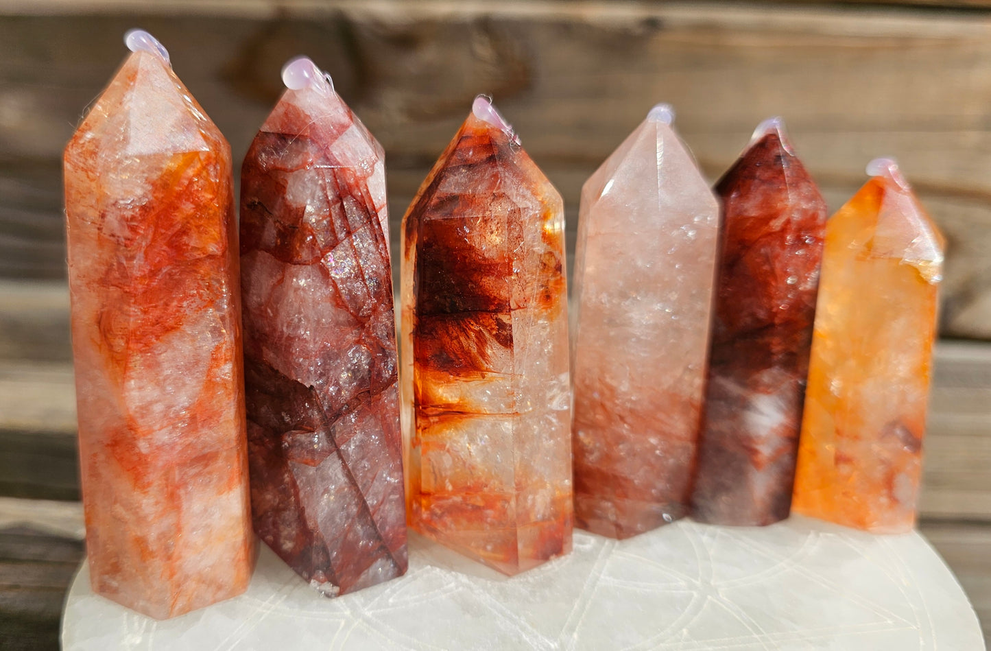 Small Fire Quartz Tower (1)