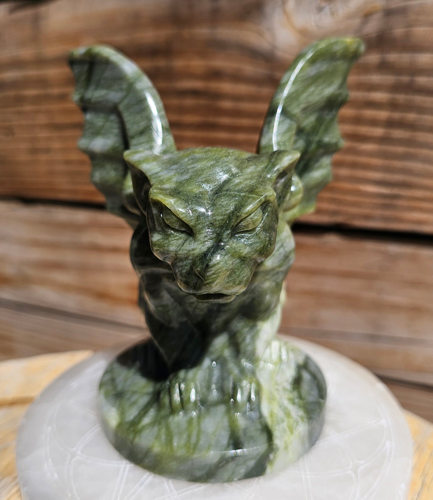 XL Green Jade Gargoyle