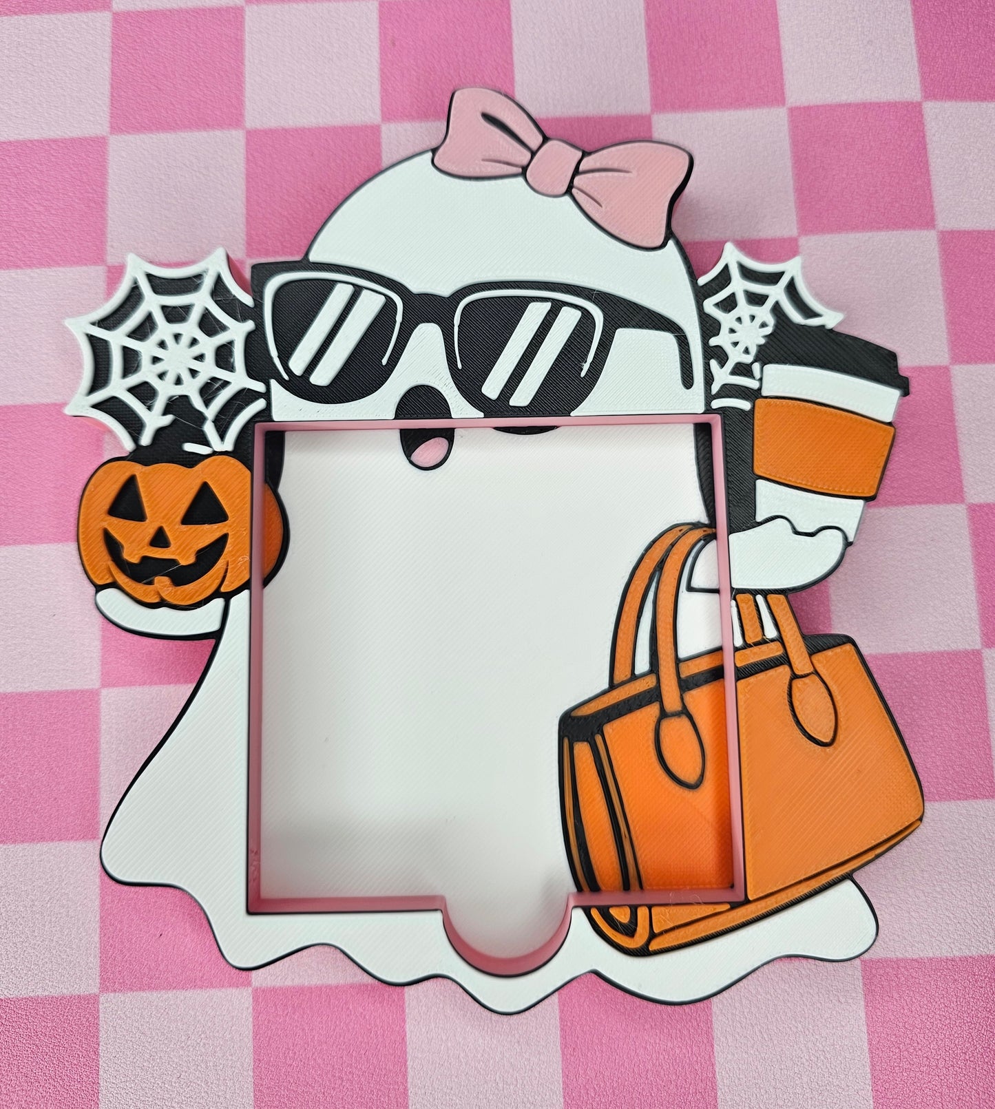 Ghost Coffee Sticky Note Holder
