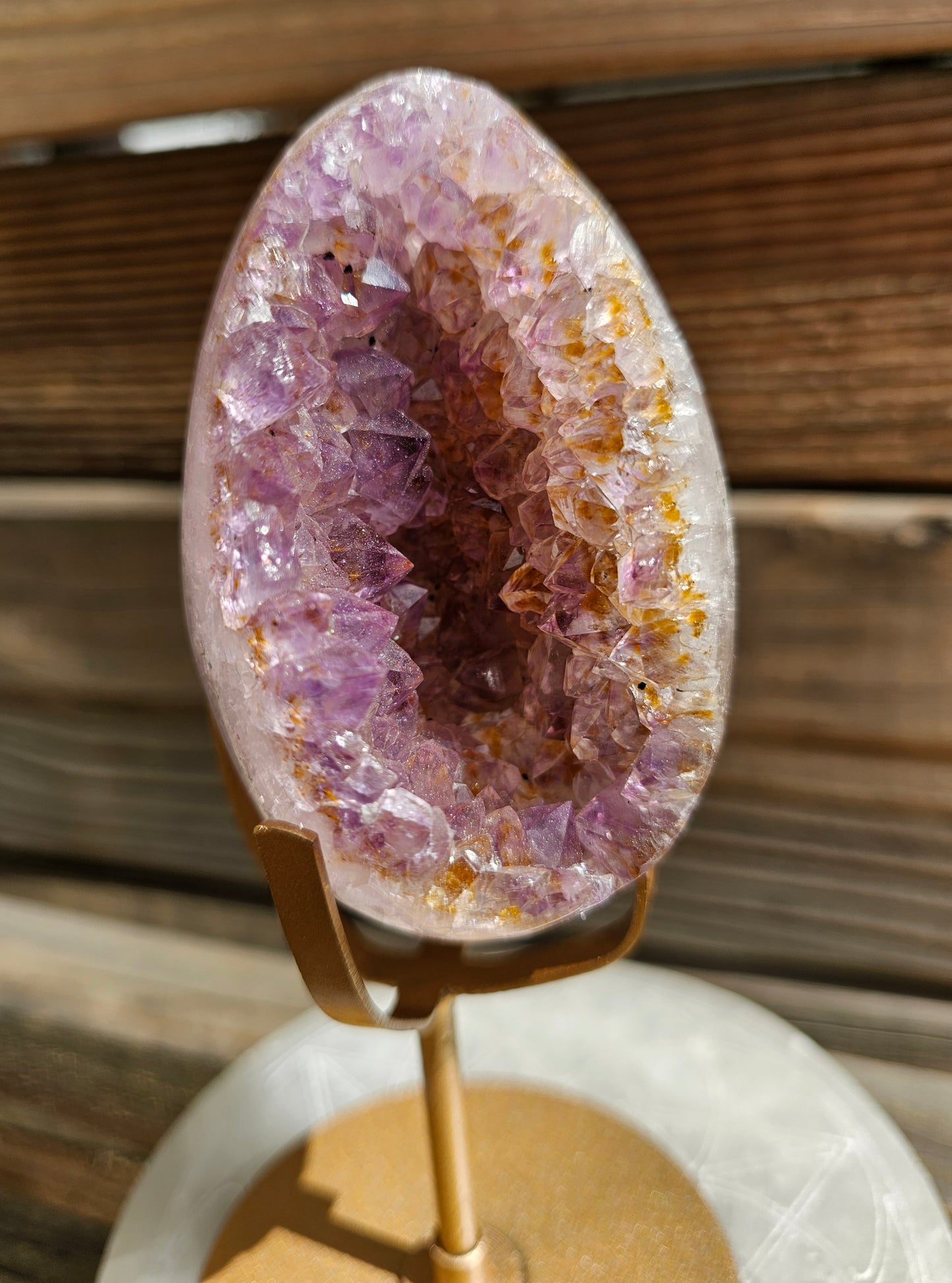 Druzy Amethyst Egg
