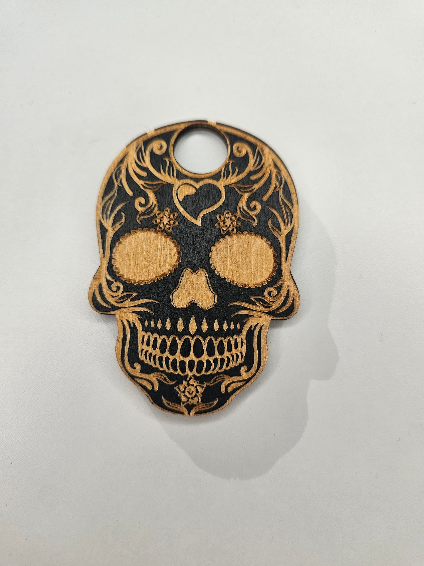 Decorated Wooden Sphere Holder