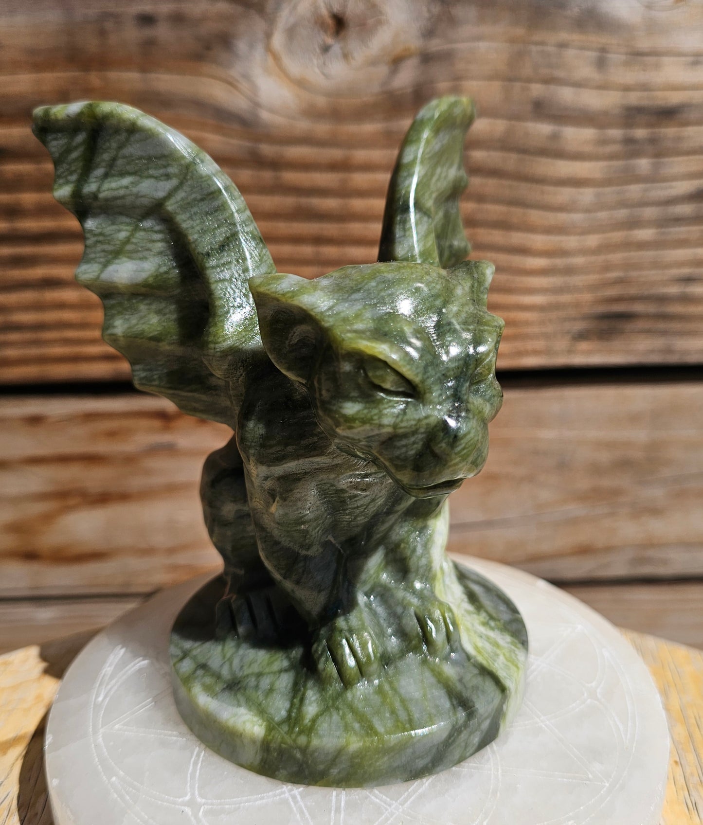 XL Green Jade Gargoyle