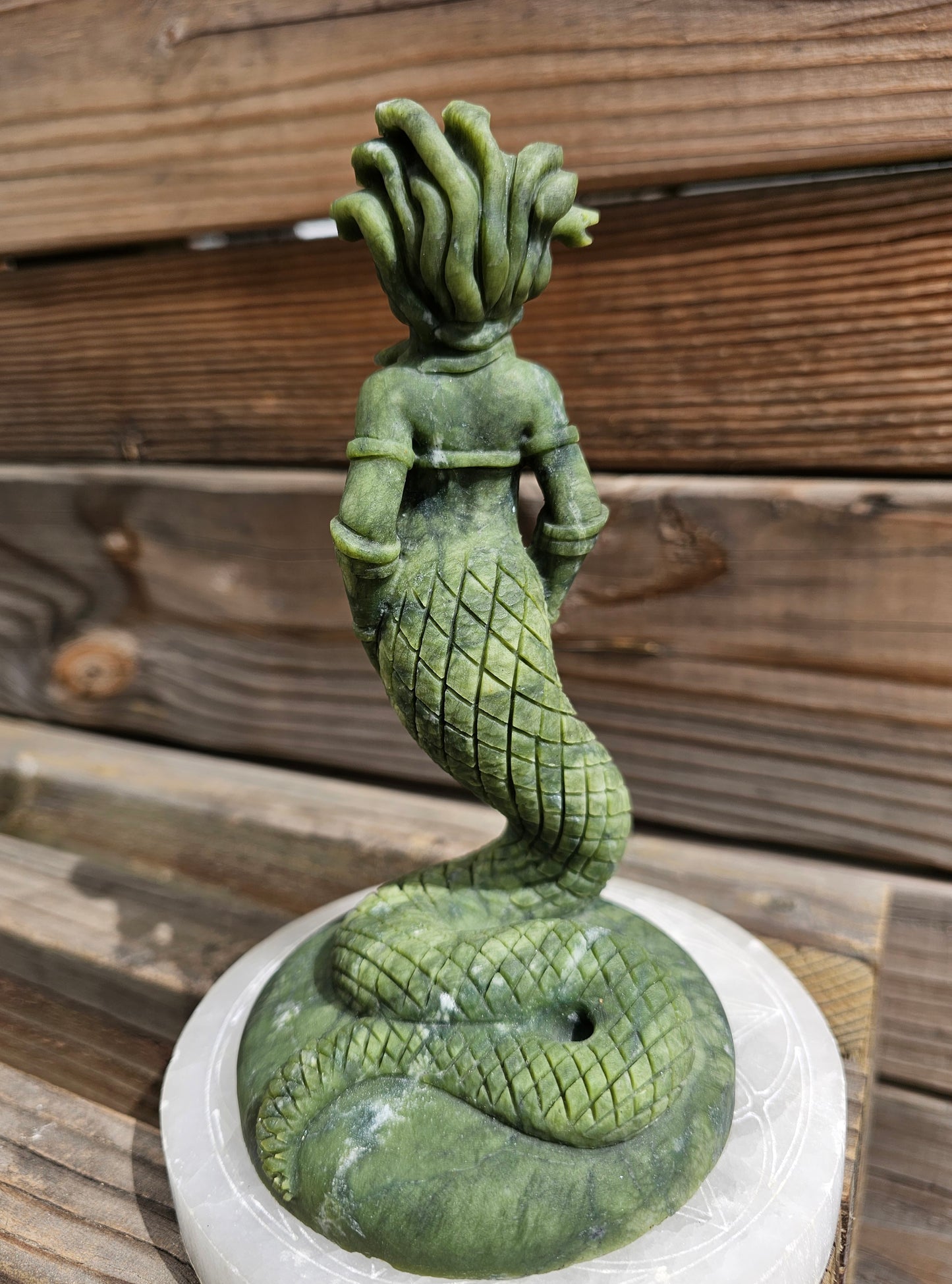 XL Green Jade Medusa