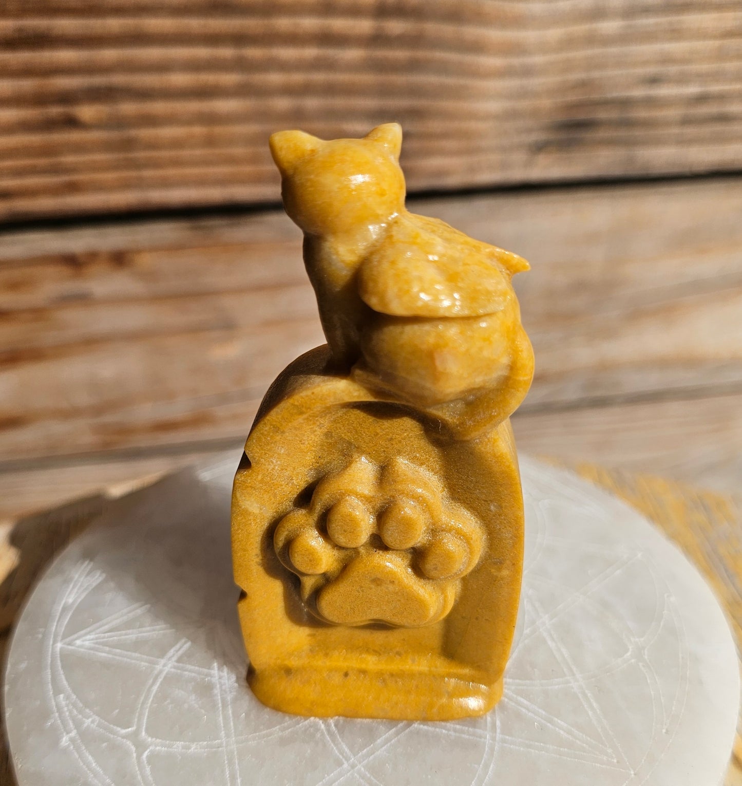 Yellow Jasper Gravestone