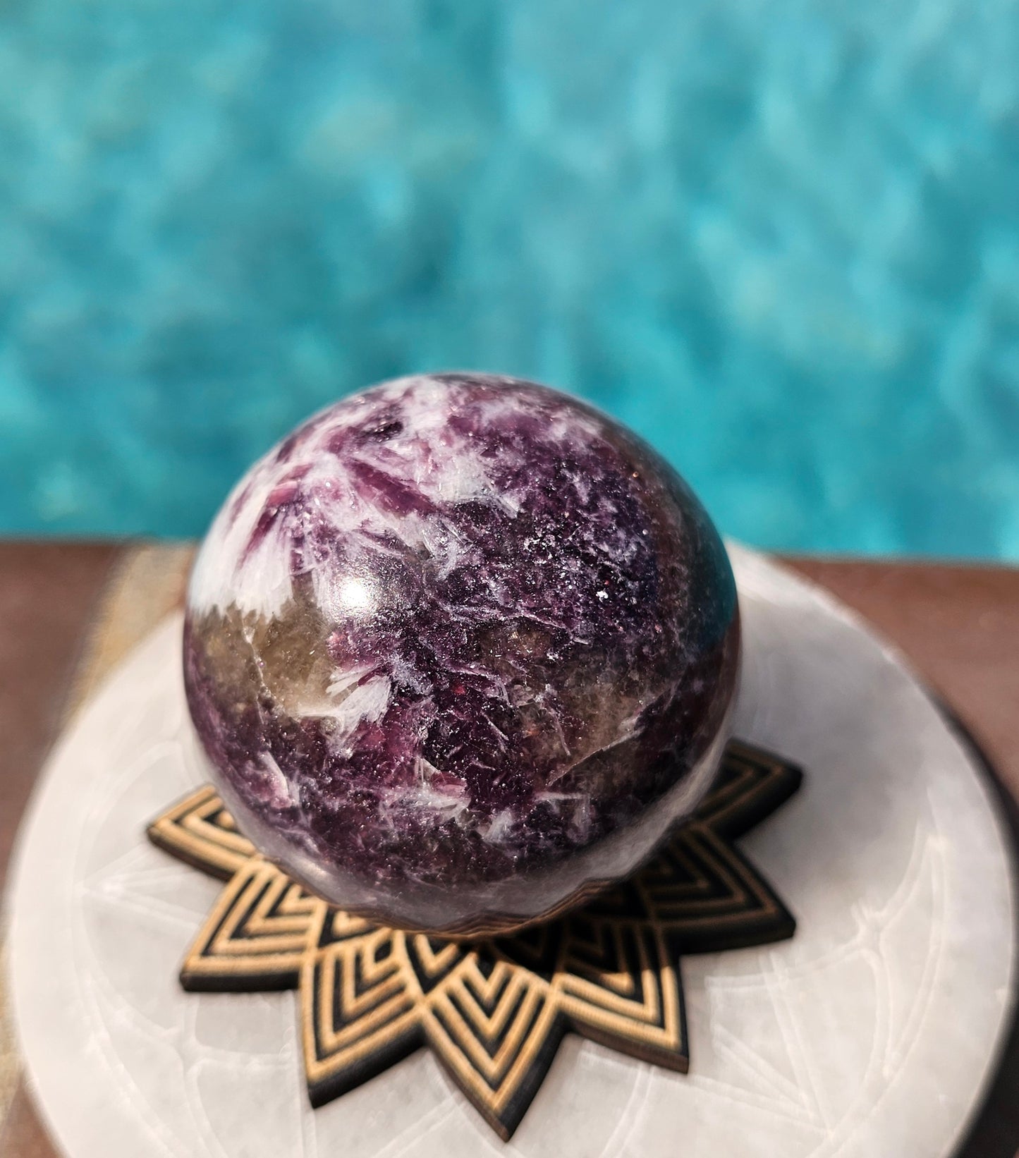 Lepidolite Sphere #2